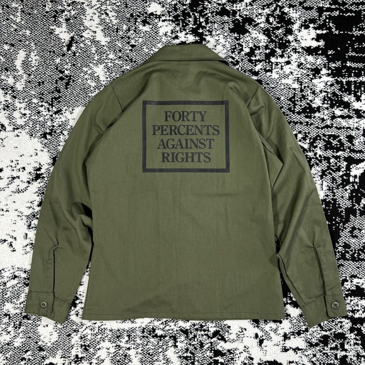 Wtaps FORTY PERCENTS AGAINST RIGHTS LS SHIRTS | Grailed