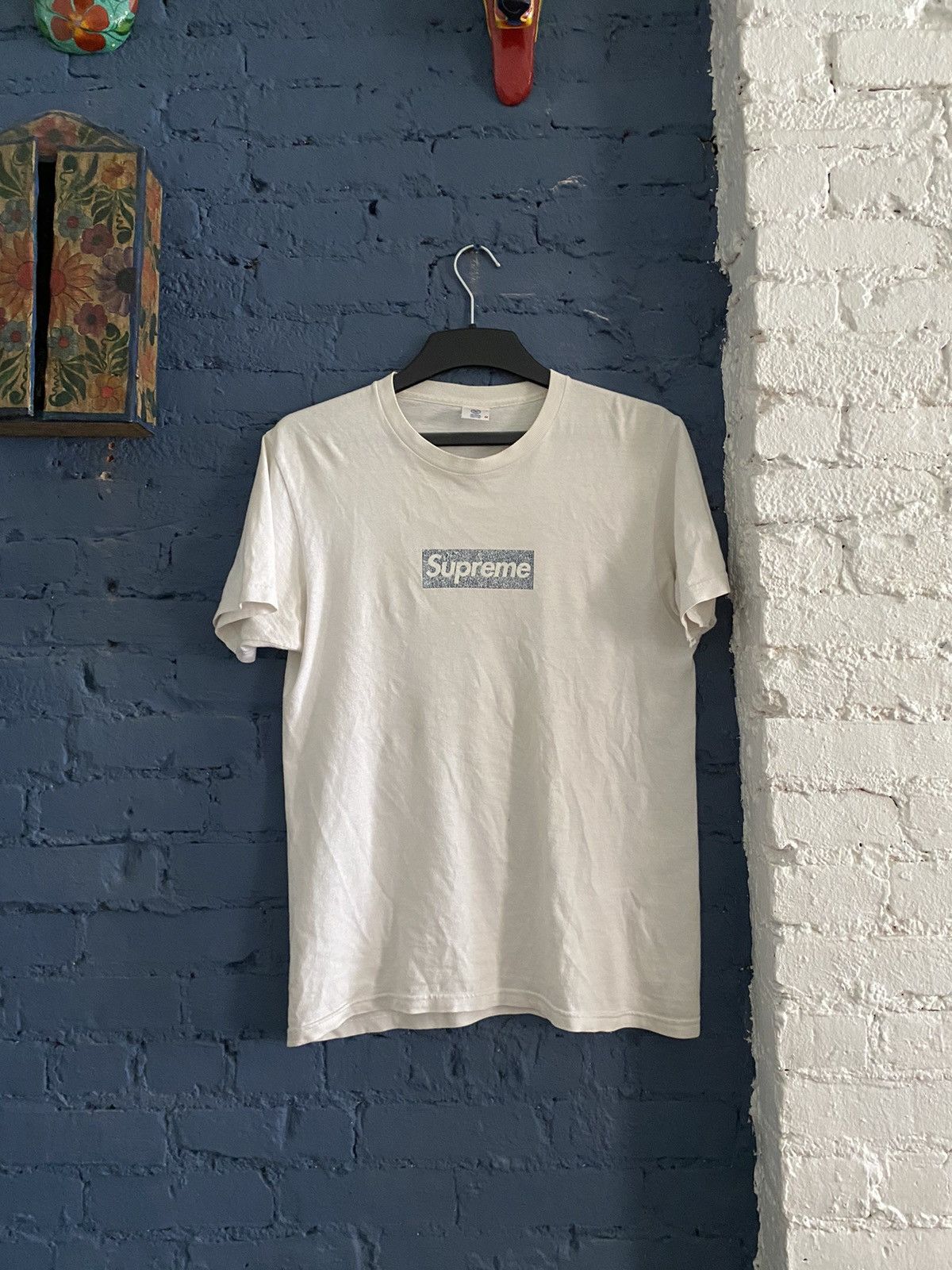 Supreme New York Yankees box logo Short Sleeve T Shirts