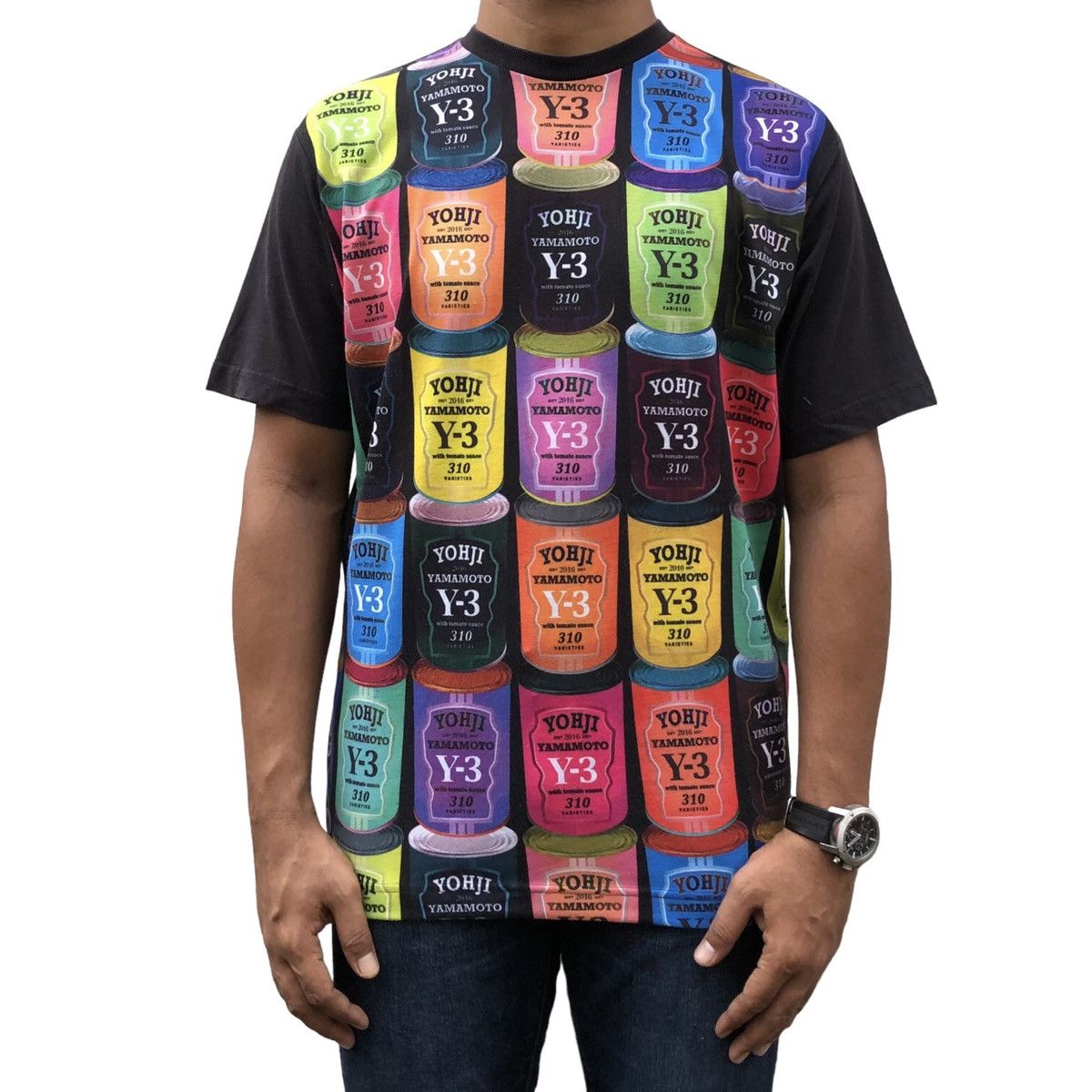 Adidas × Y's Y-3 Yohji Yamamoto x Adidas Graphic Tee Size US M / EU 48-50 / 2 - 2 Thumbnail