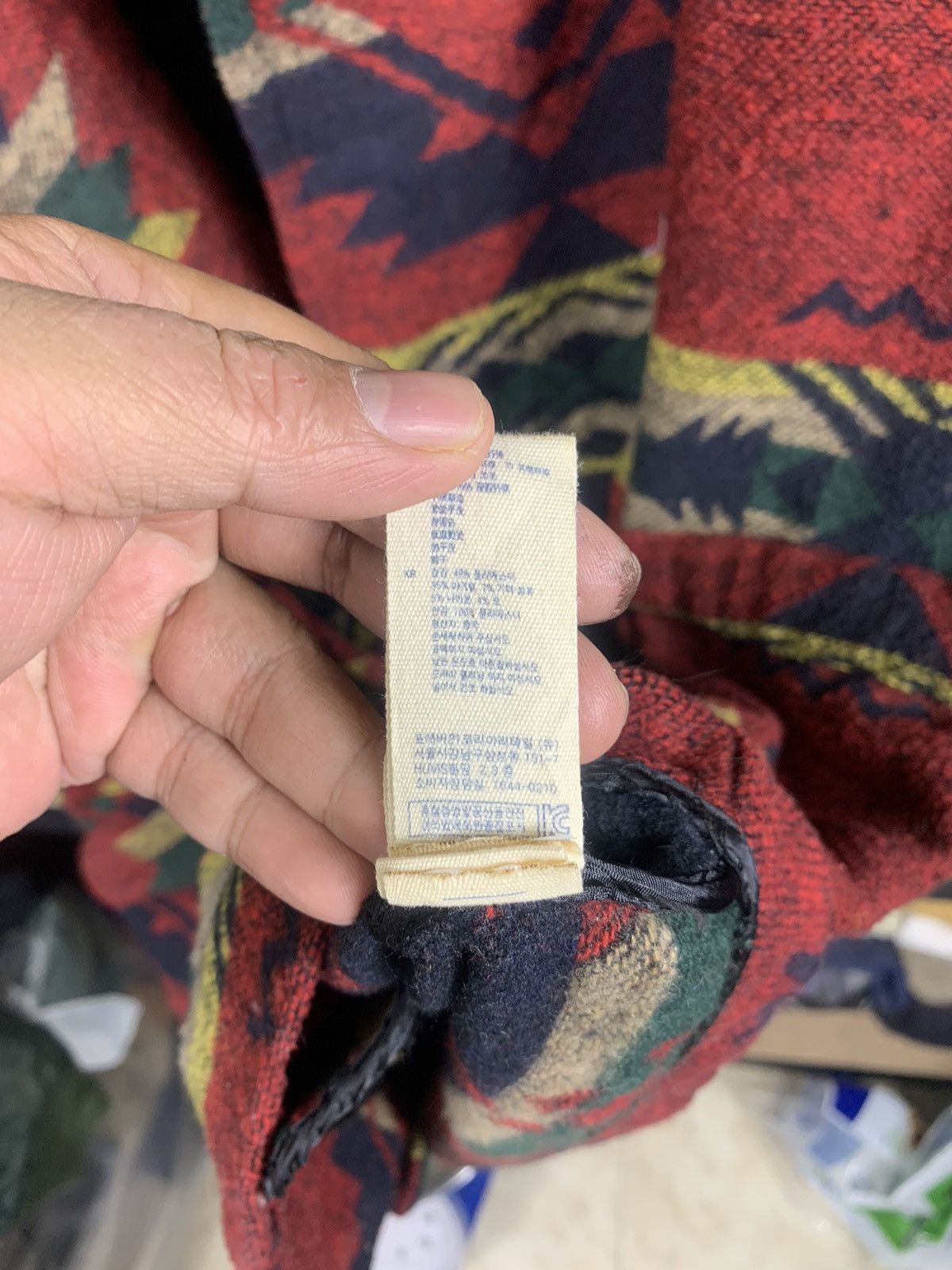 Japanese Brand Vintage Japanese Navajo Hoodie Jacket J Love H81 Size US M / EU 48-50 / 2 - 7 Thumbnail
