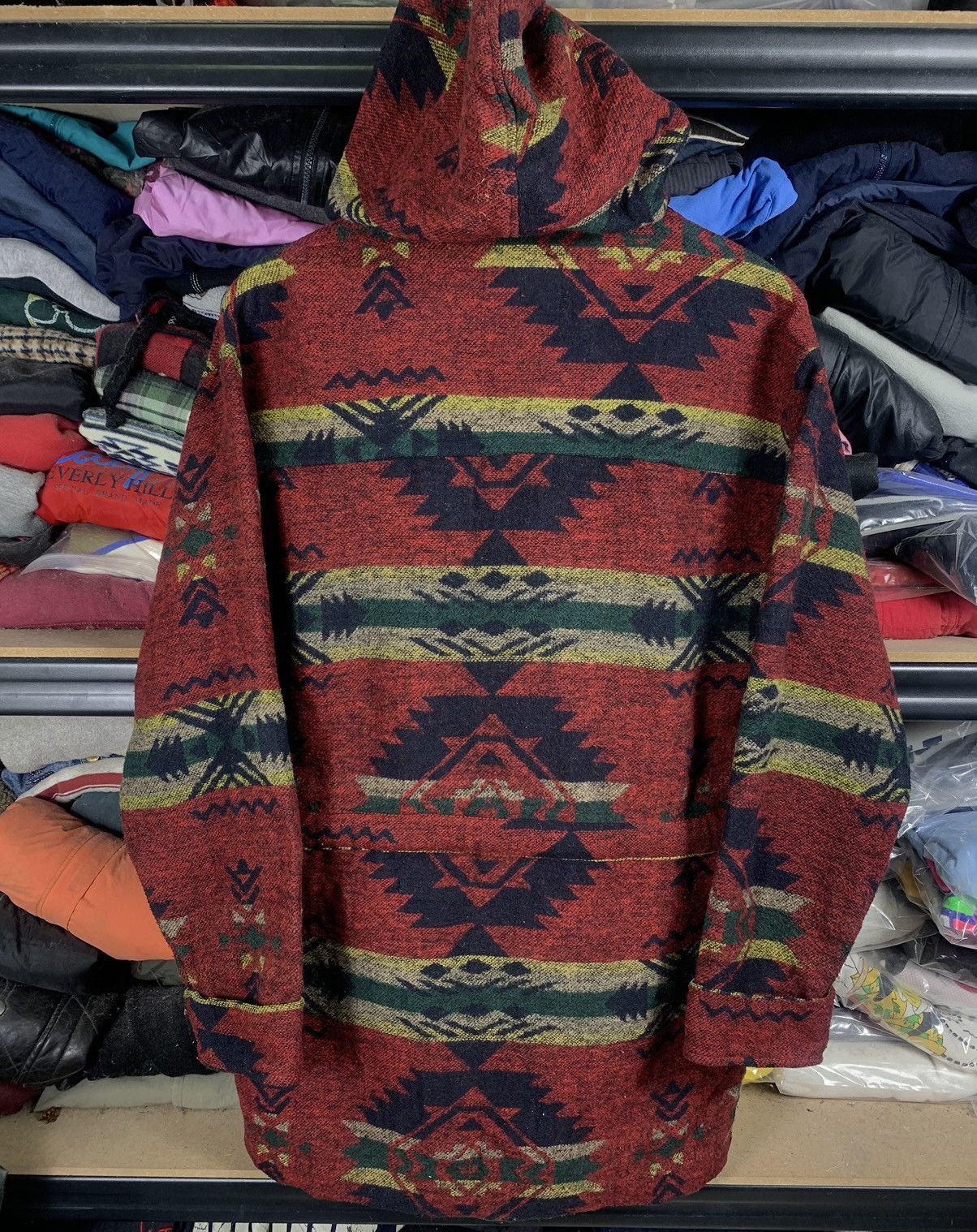 Japanese Brand Vintage Japanese Navajo Hoodie Jacket J Love H81 Size US M / EU 48-50 / 2 - 4 Thumbnail