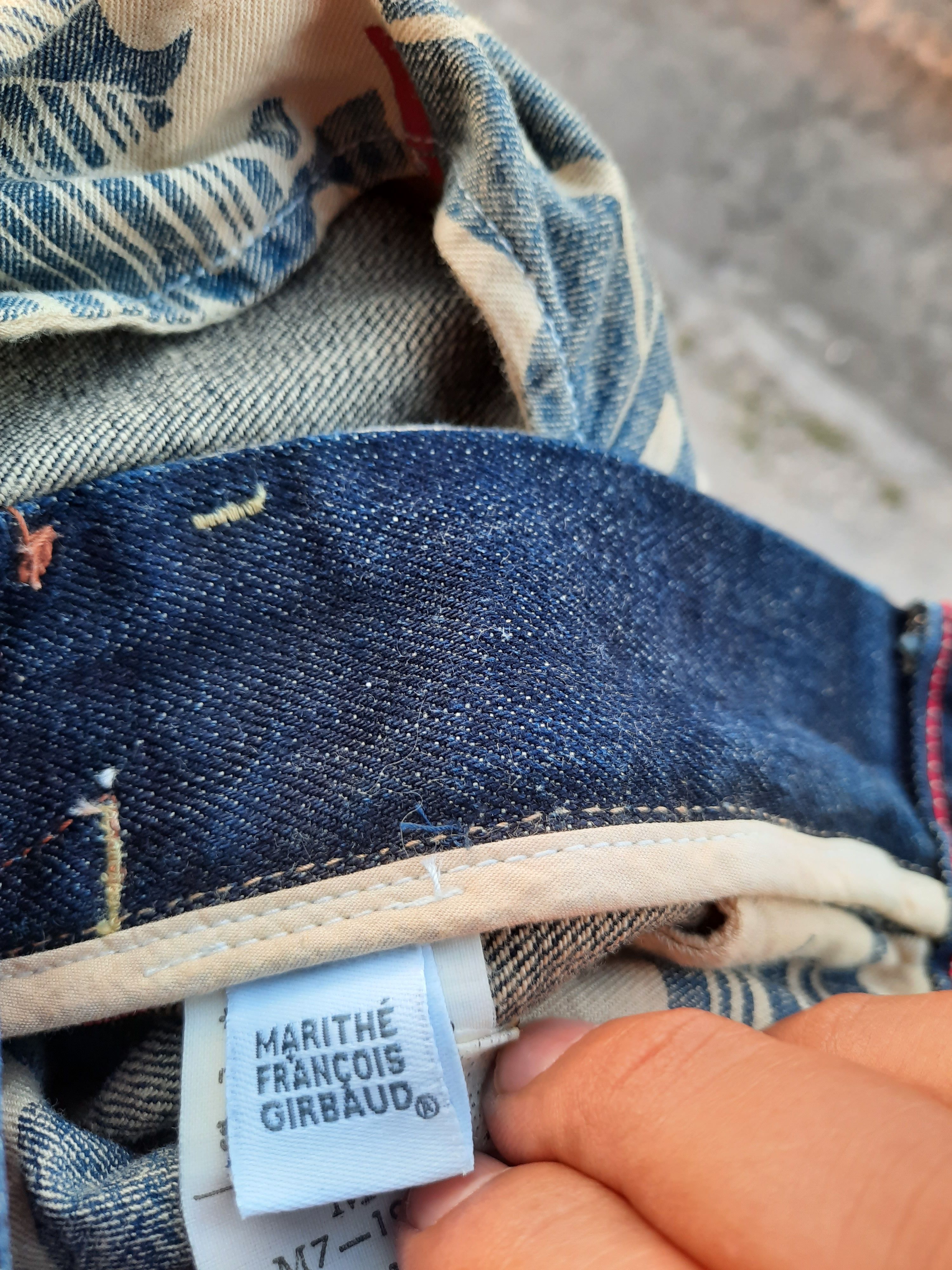 Japanese Brand Marithe Francois Girbaud Nice Design Denim Size US 31 - 7 Thumbnail