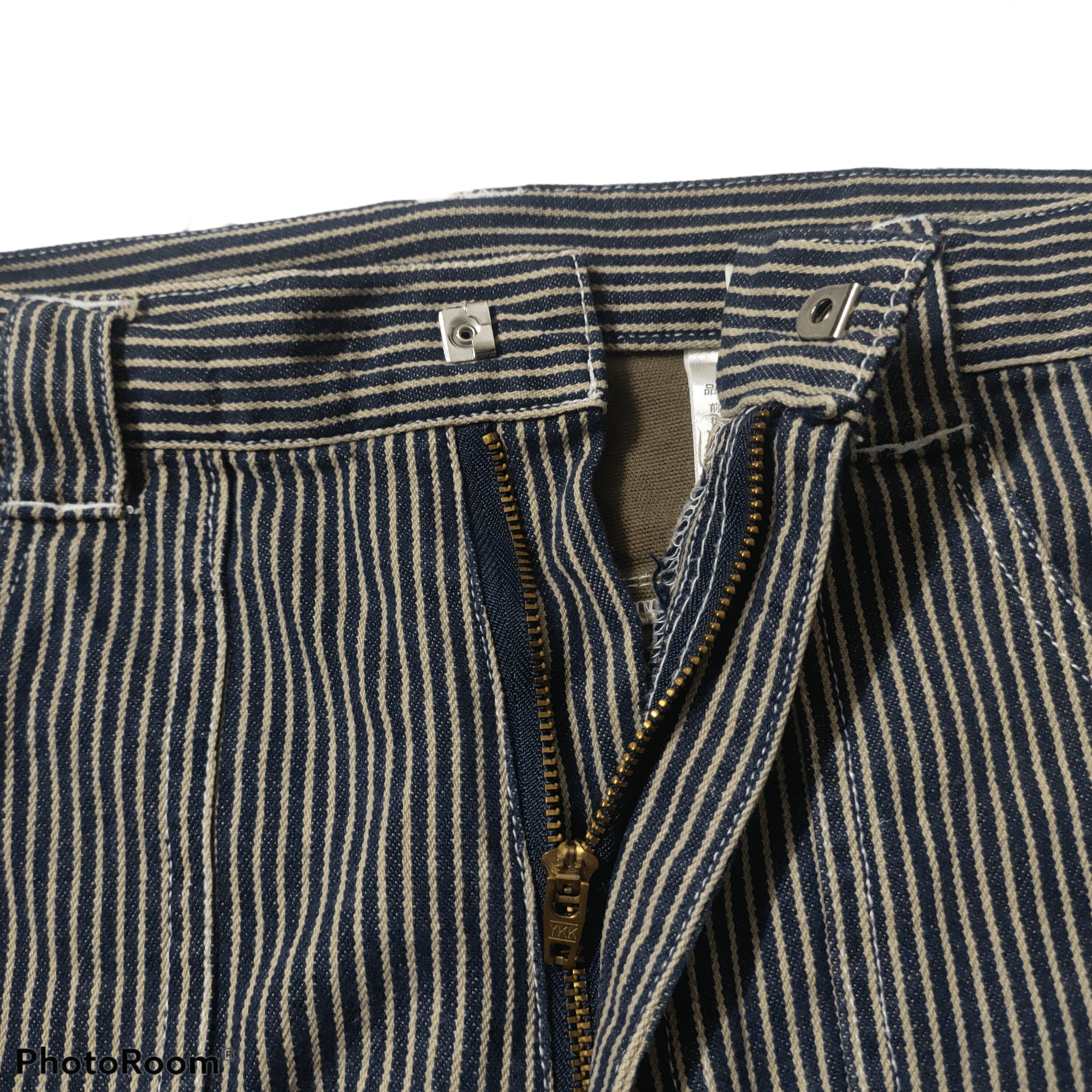 Japanese Brand Bootcut Hickory BushPant Denim x Two Colour Design Size US 30 / EU 46 - 9 Thumbnail