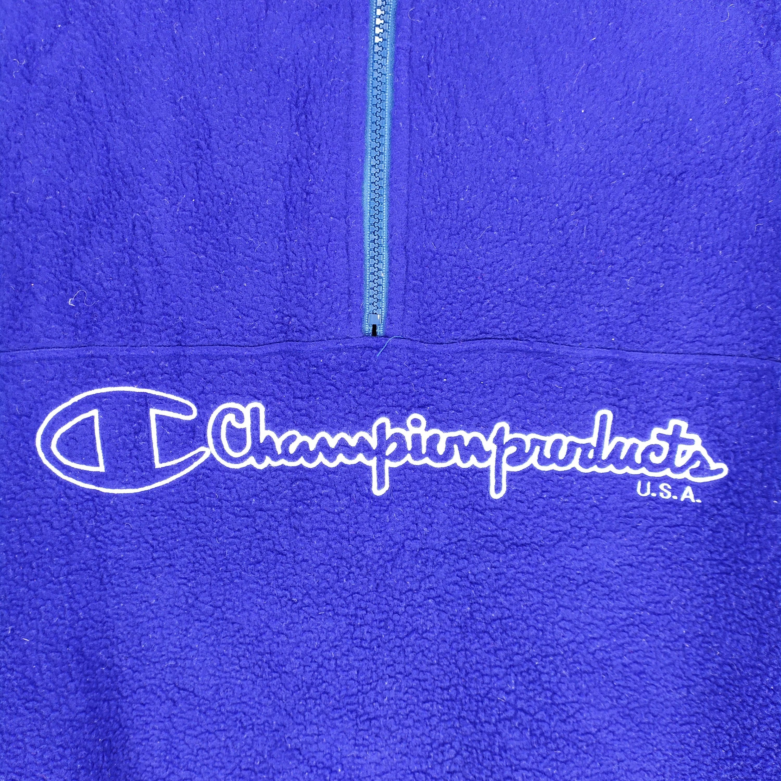 Champion Champion Embroidery Big Logo Blue Fleece #1264-52 Size US M / EU 48-50 / 2 - 4 Thumbnail