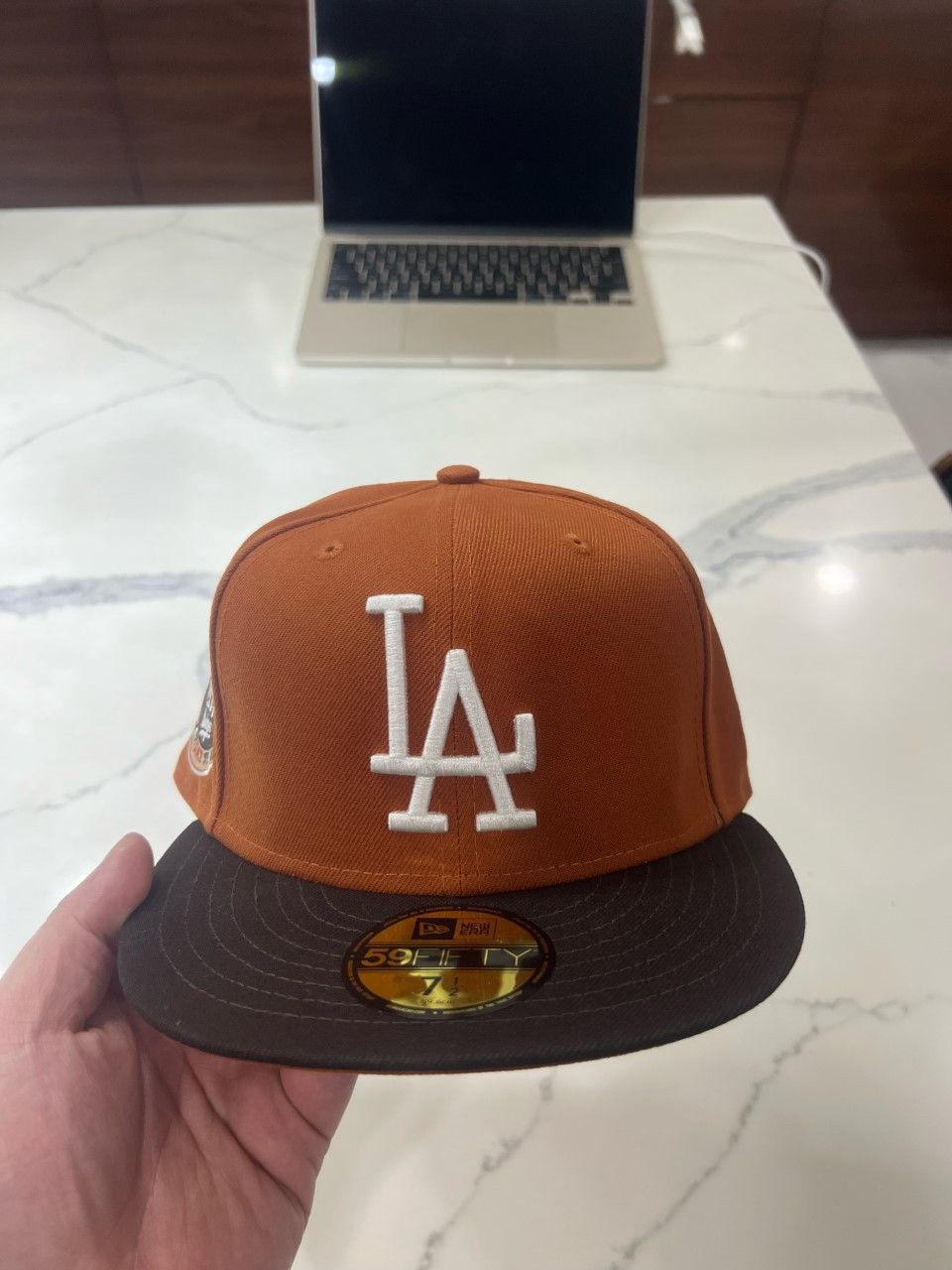 Hat Club × MLB × New Era Fall 22 Coll. Dodgers 7 1/2 New Era Rust Rust Orange Bottom Size ONE SIZE - 1 Thumbnail