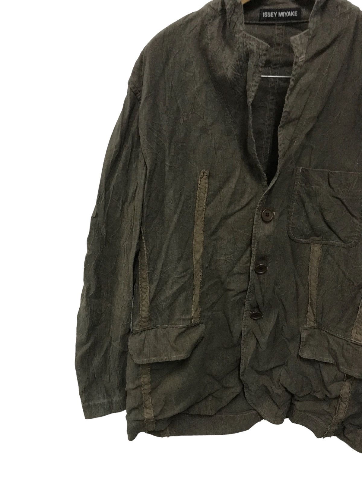 Issey Miyake × Vintage 💥🇯🇵💥Vintage Issey miyake patchwork bondage jacket Size US M / EU 48-50 / 2 - 2 Thumbnail