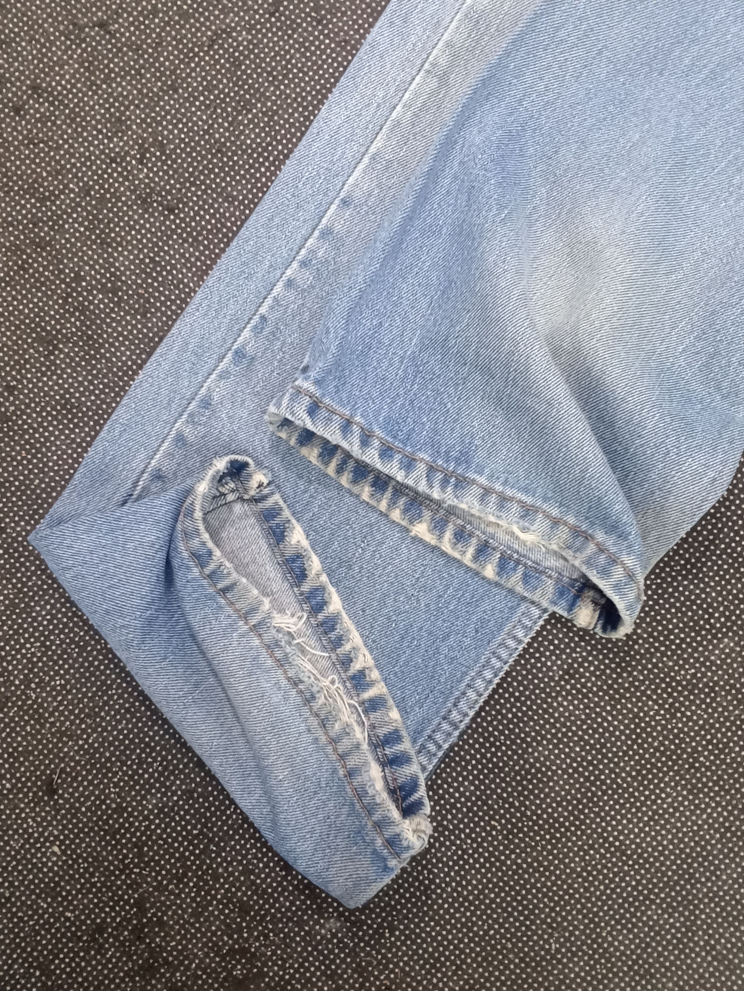 Jean × Levi's × Vintage VINTAGE LEVIS 505 DISTRESSED BLUE WASH JEANS -J354 Size US 36 / EU 52 - 7 Thumbnail
