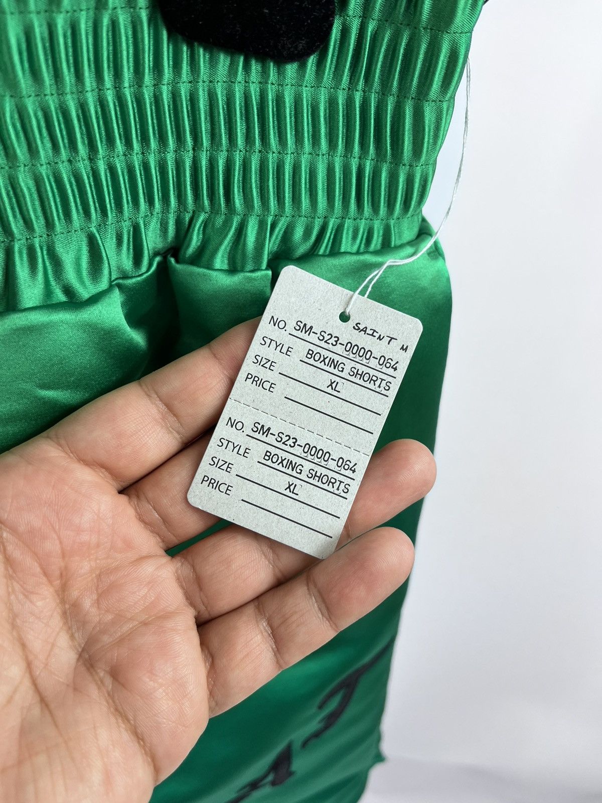 Saint Michael GREEN BOXING SHORTS Size US 36 / EU 52 - 7 Thumbnail