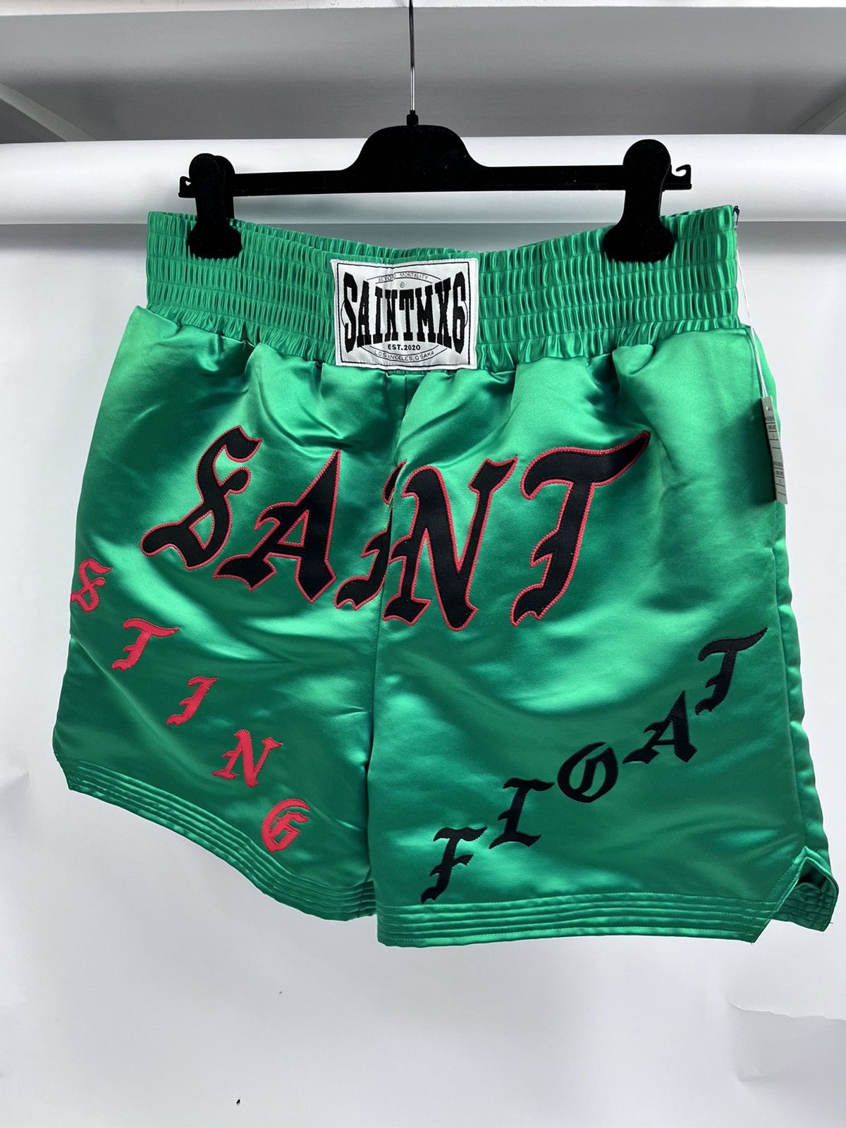 Saint Michael GREEN BOXING SHORTS Size US 36 / EU 52 - 1 Thumbnail
