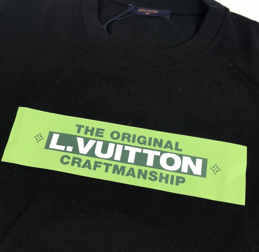 Louis Vuitton LOUIS VUITTON 1A9T6X SS22 PRINTED VIRGIL ABLOH BLACK T-SHIRT Size US XXL / EU 58 / 5 - 3 Thumbnail