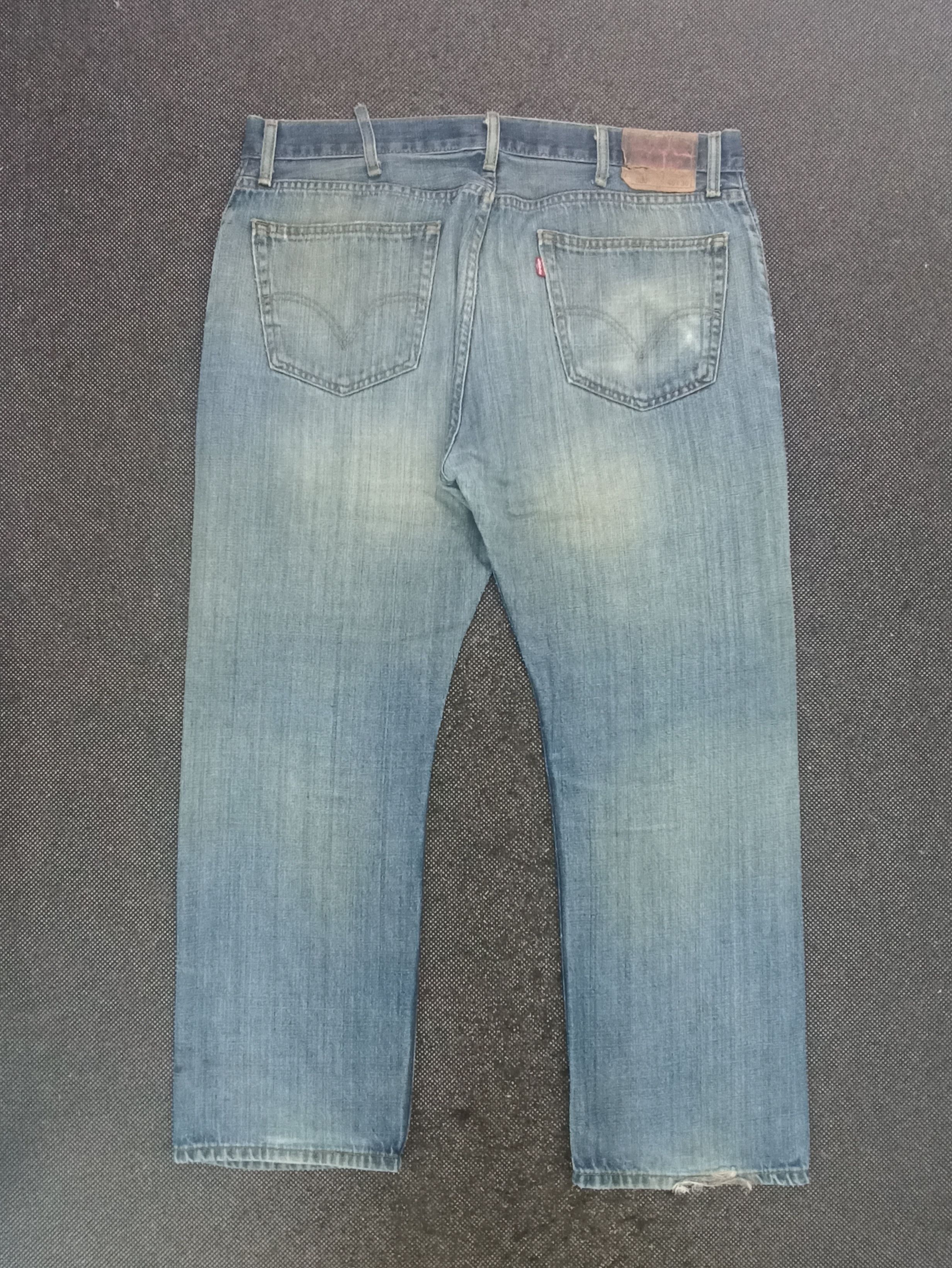 Jean × Levi's × Vintage VINTAGE LEVIS 505 DISTRESSED RUSTY JEANS -J356 Size US 41 - 2 Thumbnail