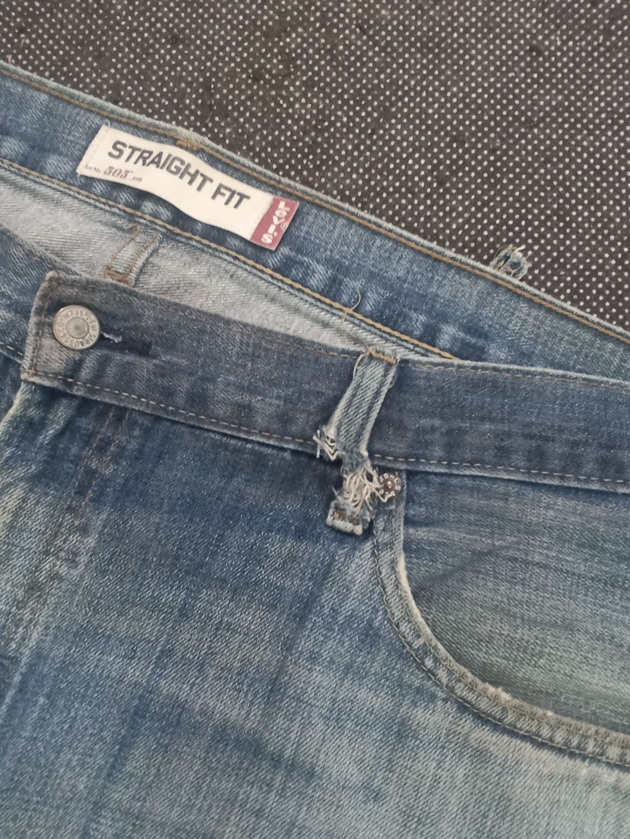 Jean × Levi's × Vintage VINTAGE LEVIS 505 DISTRESSED RUSTY JEANS -J356 Size US 41 - 9 Thumbnail