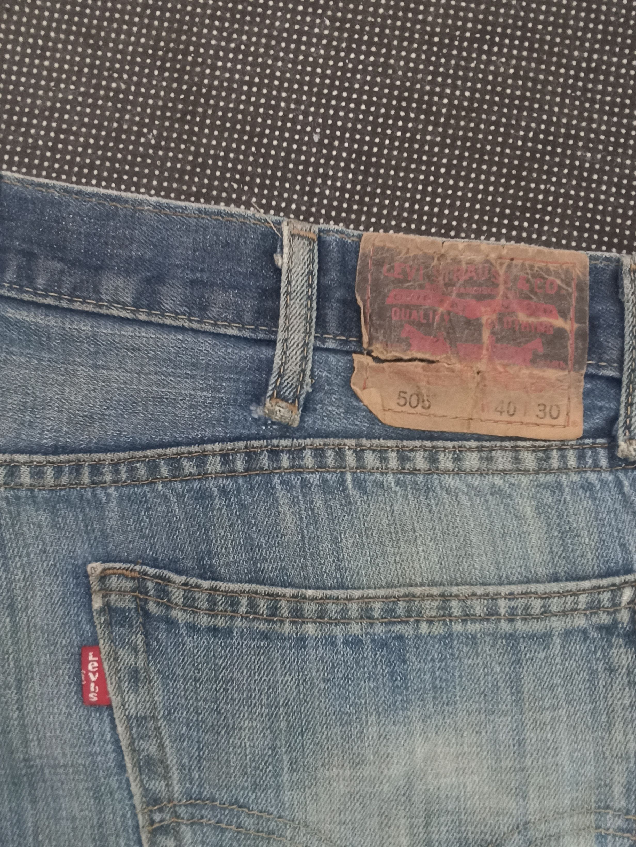 Jean × Levi's × Vintage VINTAGE LEVIS 505 DISTRESSED RUSTY JEANS -J356 Size US 41 - 11 Thumbnail