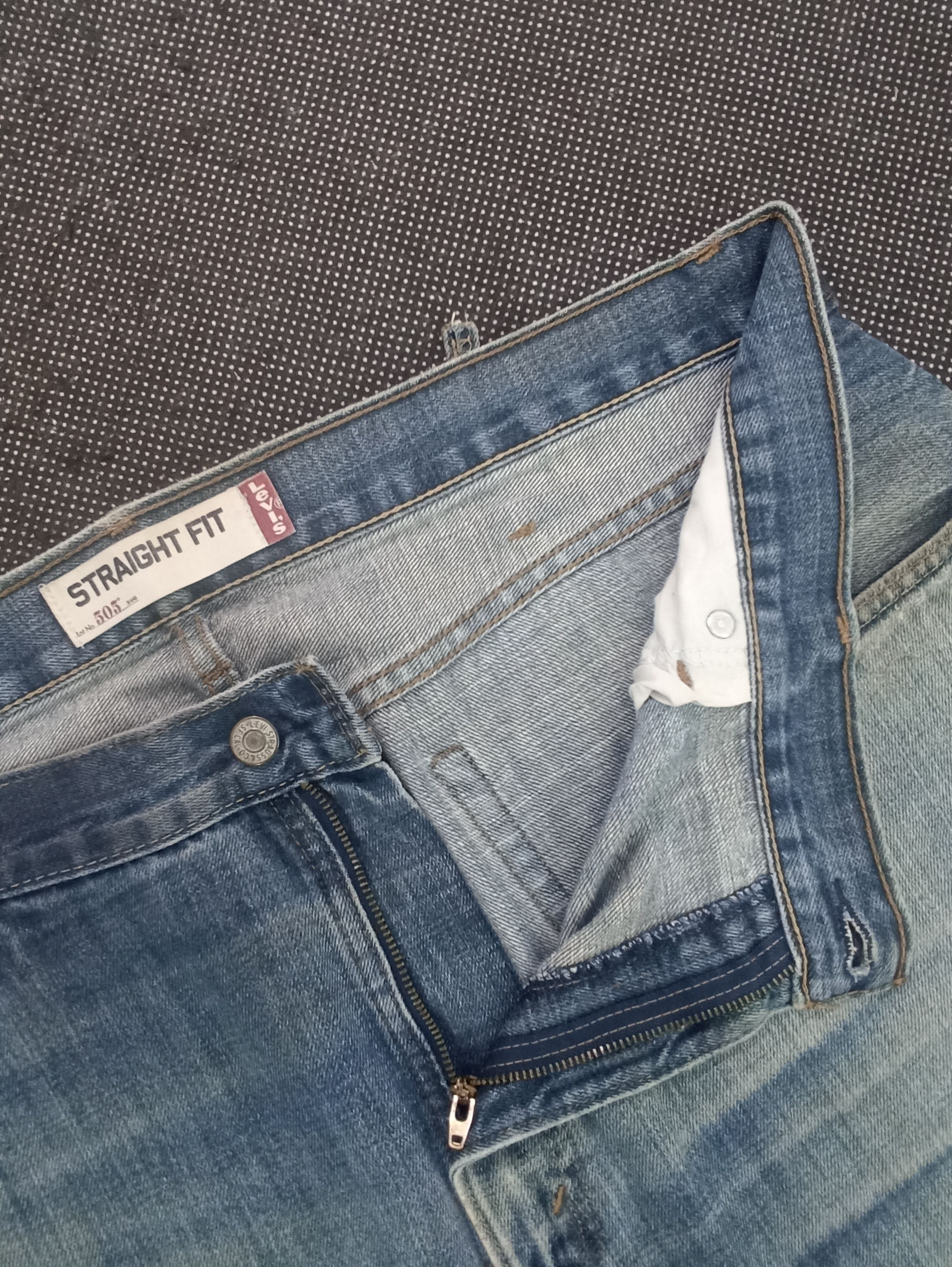 Jean × Levi's × Vintage VINTAGE LEVIS 505 DISTRESSED RUSTY JEANS -J356 Size US 41 - 3 Thumbnail