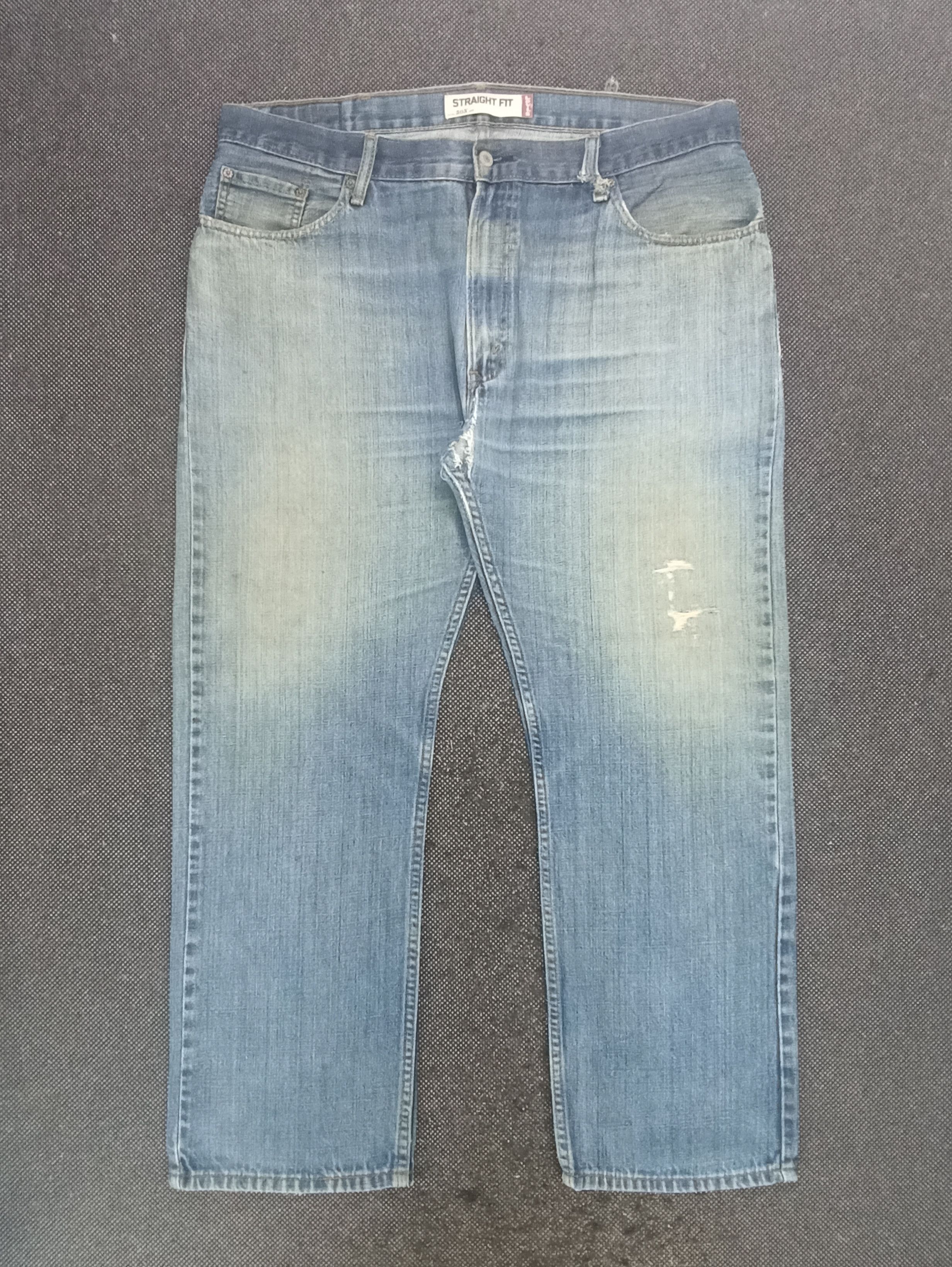 Jean × Levi's × Vintage VINTAGE LEVIS 505 DISTRESSED RUSTY JEANS -J356 Size US 41 - 1 Thumbnail