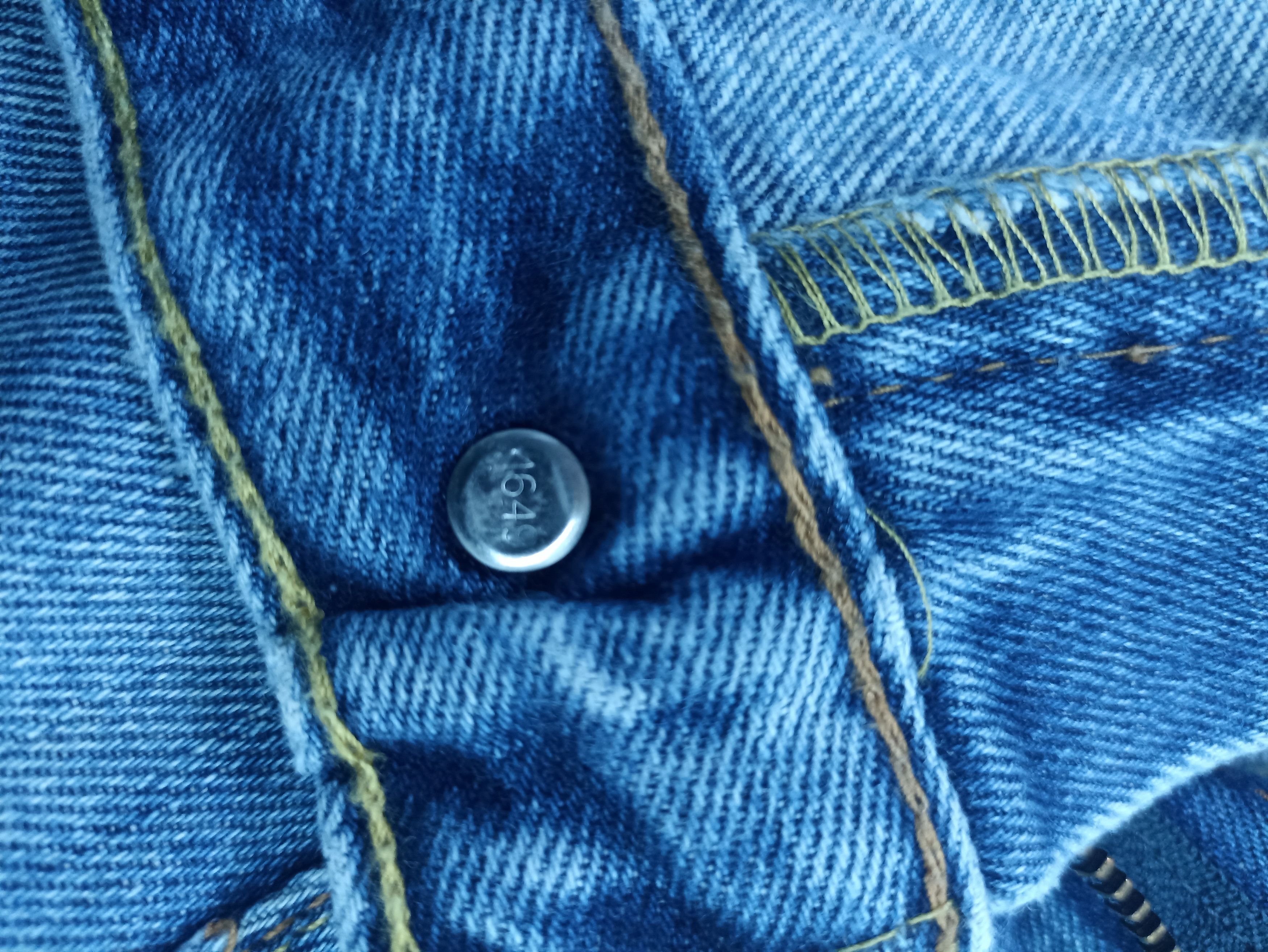 Jean × Levi's × Vintage VINTAGE LEVIS 505 DISTRESSED BLUE WASH JEANS -J357 Size US 34 / EU 50 - 4 Thumbnail