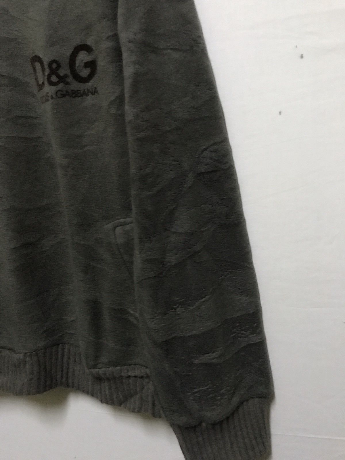 Dolce & Gabbana D&G Sweatshirt fleece v-neck pocket Size US L / EU 52-54 / 3 - 6 Thumbnail