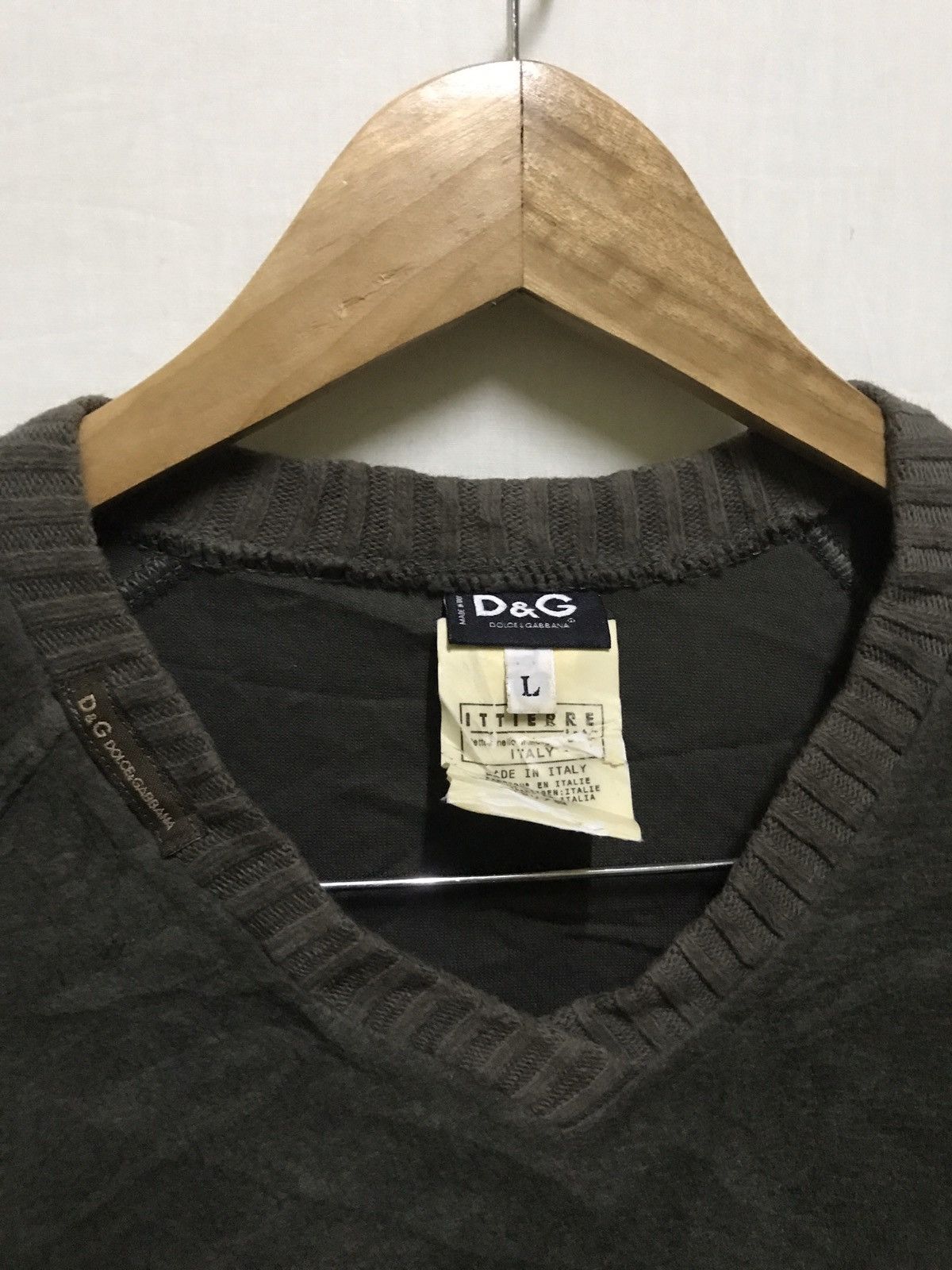 Dolce & Gabbana D&G Sweatshirt fleece v-neck pocket Size US L / EU 52-54 / 3 - 2 Thumbnail