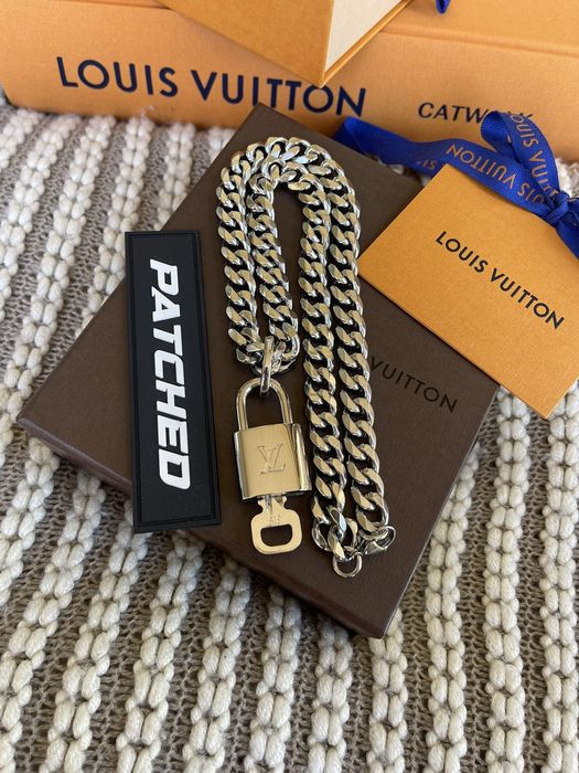 Louis Vuitton LOUIS VUITTON PADLOCK NECKLACE Grailed