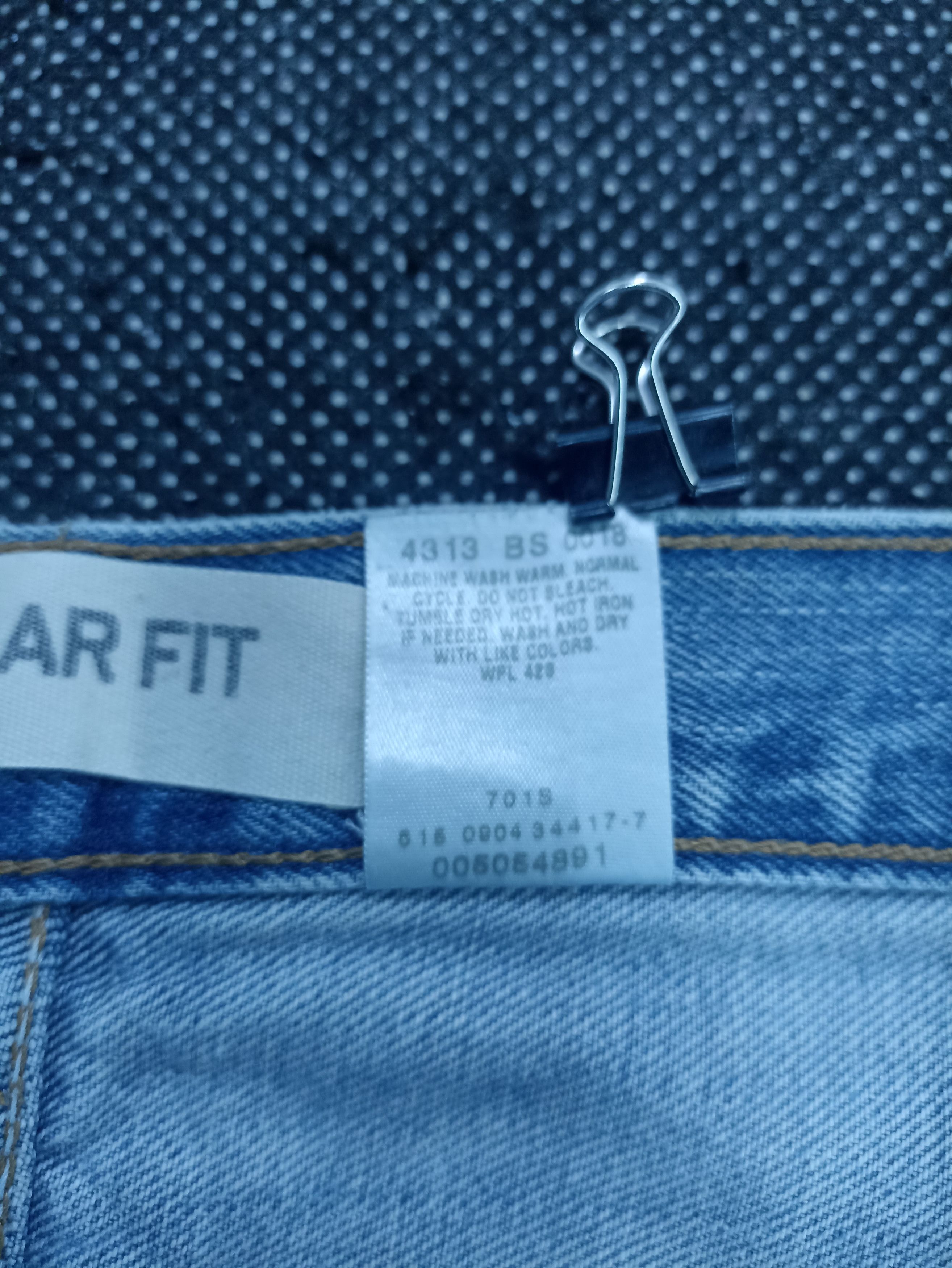 Jean × Levi's × Vintage VINTAGE LEVIS 505 BLUE WASH JEANS -J359 Size US 33 - 6 Thumbnail