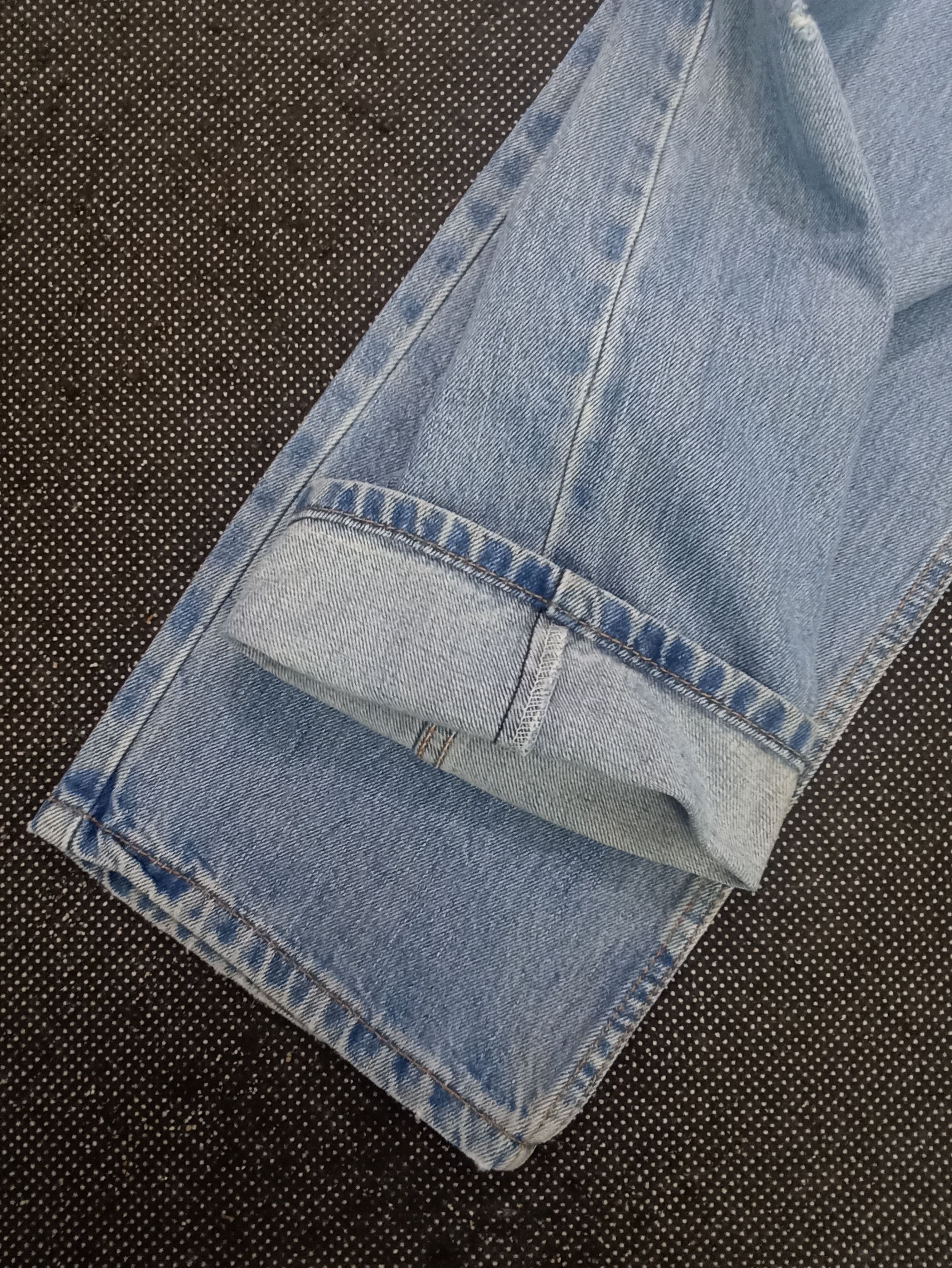 Jean × Levi's × Vintage VINTAGE LEVIS 505 BLUE WASH JEANS -J359 Size US 33 - 7 Thumbnail