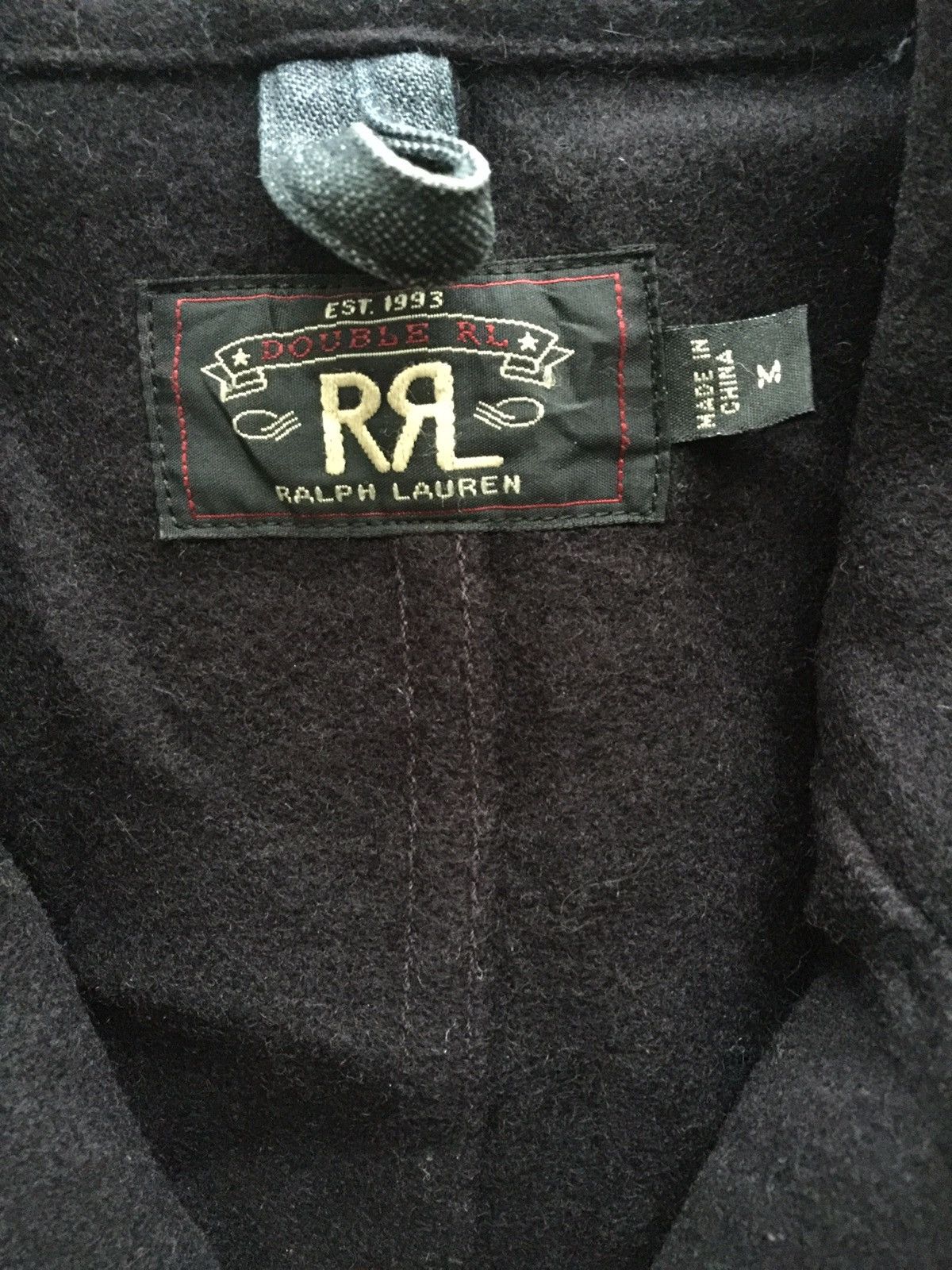 RRL Ralph Lauren 🔥Vintage RRL Ralph Lauren Wool Chore Jacket Navy Size US S / EU 44-46 / 1 - 4 Thumbnail