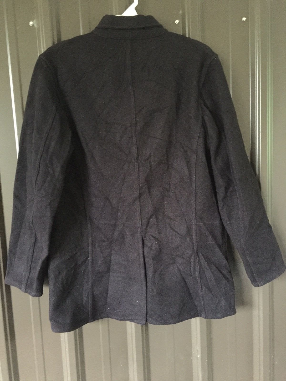 RRL Ralph Lauren 🔥Vintage RRL Ralph Lauren Wool Chore Jacket Navy Size US S / EU 44-46 / 1 - 3 Thumbnail