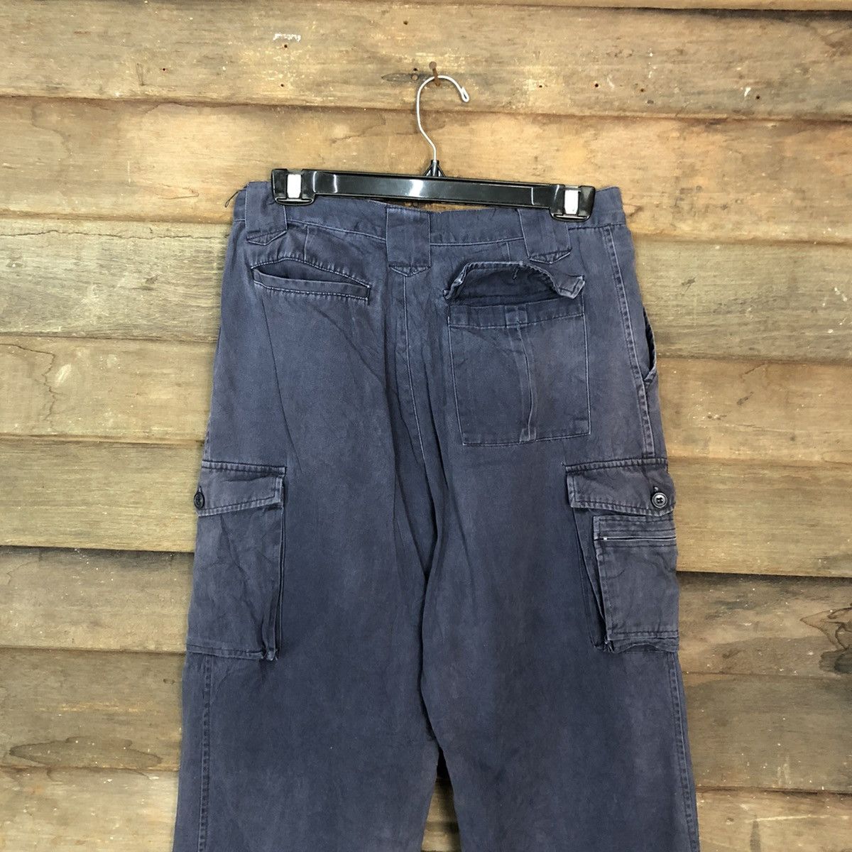 Faded Glory DLL Japan Blue Faded Multipocket Cargo Pants #c969 Size US 29 - 9 Thumbnail