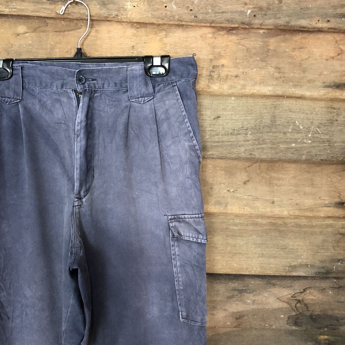 Faded Glory DLL Japan Blue Faded Multipocket Cargo Pants #c969 Size US 29 - 5 Thumbnail
