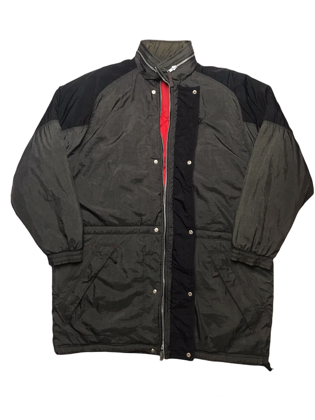 Nike Vintage 90s Nike Padded Bench Coat Size US M / EU 48-50 / 2 - 3 Thumbnail