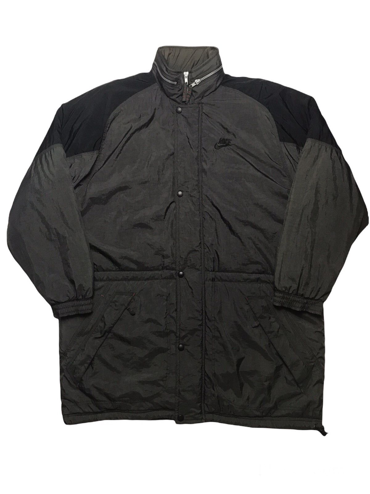Nike Vintage 90s Nike Padded Bench Coat Size US M / EU 48-50 / 2 - 2 Thumbnail