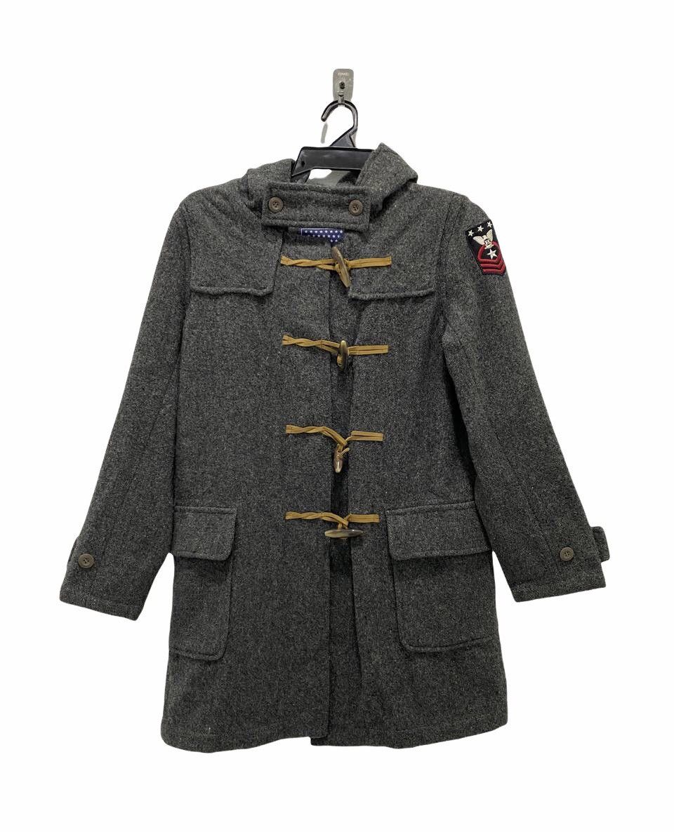 Hysteric Glamour VINTAGE HYSTERIC GLAMOUR 69-70 DUFFLE WOOL WITH PATCHES Size US M / EU 48-50 / 2 - 1 Thumbnail