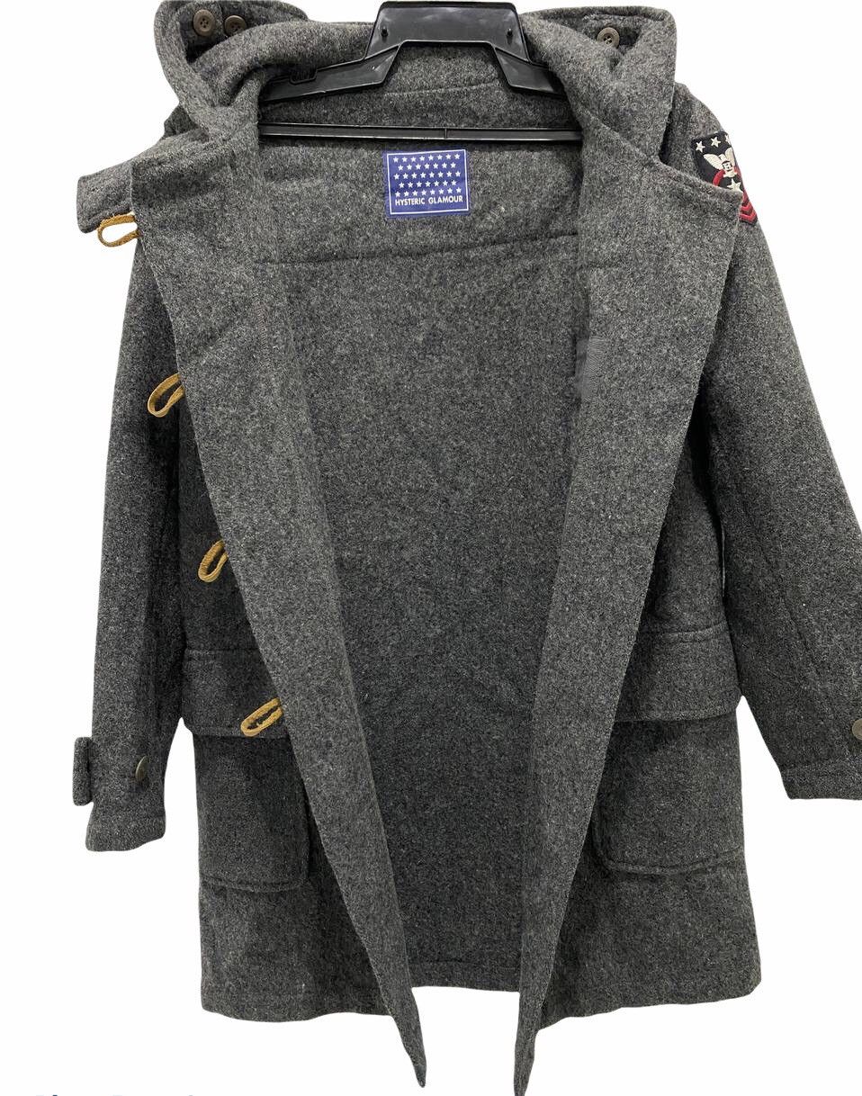 Hysteric Glamour VINTAGE HYSTERIC GLAMOUR 69-70 DUFFLE WOOL WITH PATCHES Size US M / EU 48-50 / 2 - 7 Thumbnail