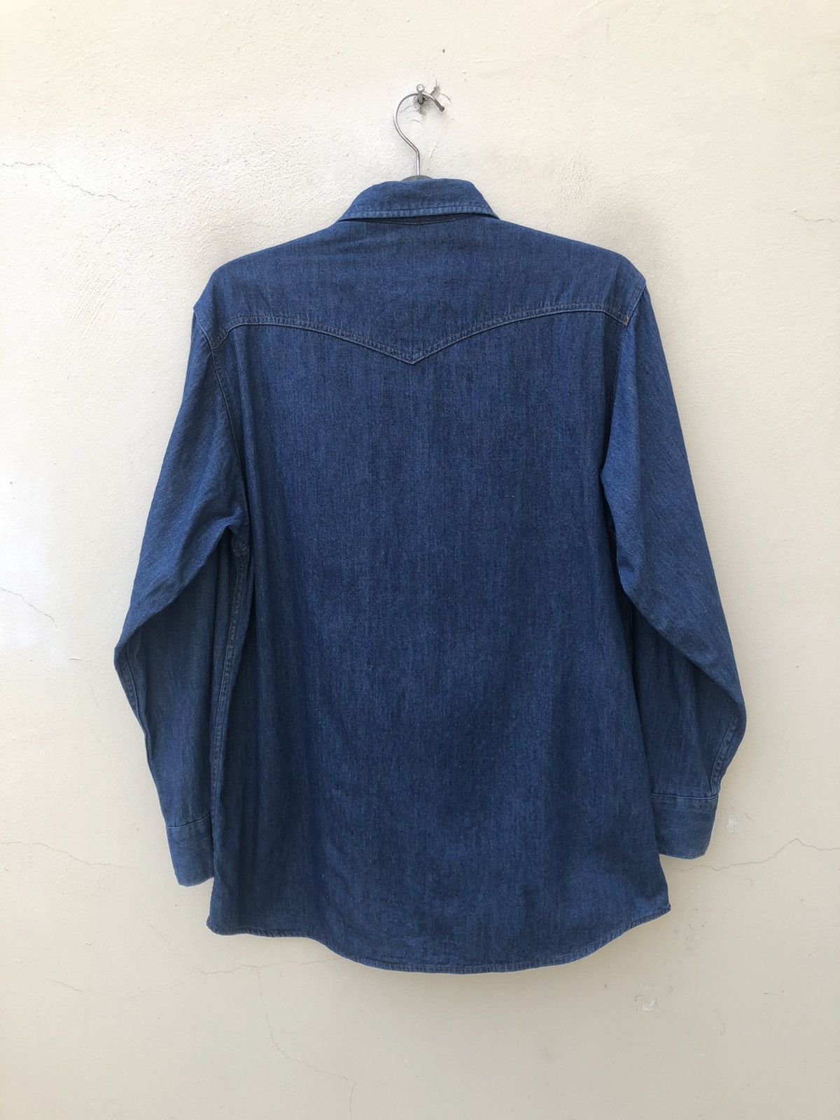 Levi's Vintage 1990 Levi’s Saddle Man Western Denim Shirt Size US L / EU 52-54 / 3 - 13 Thumbnail