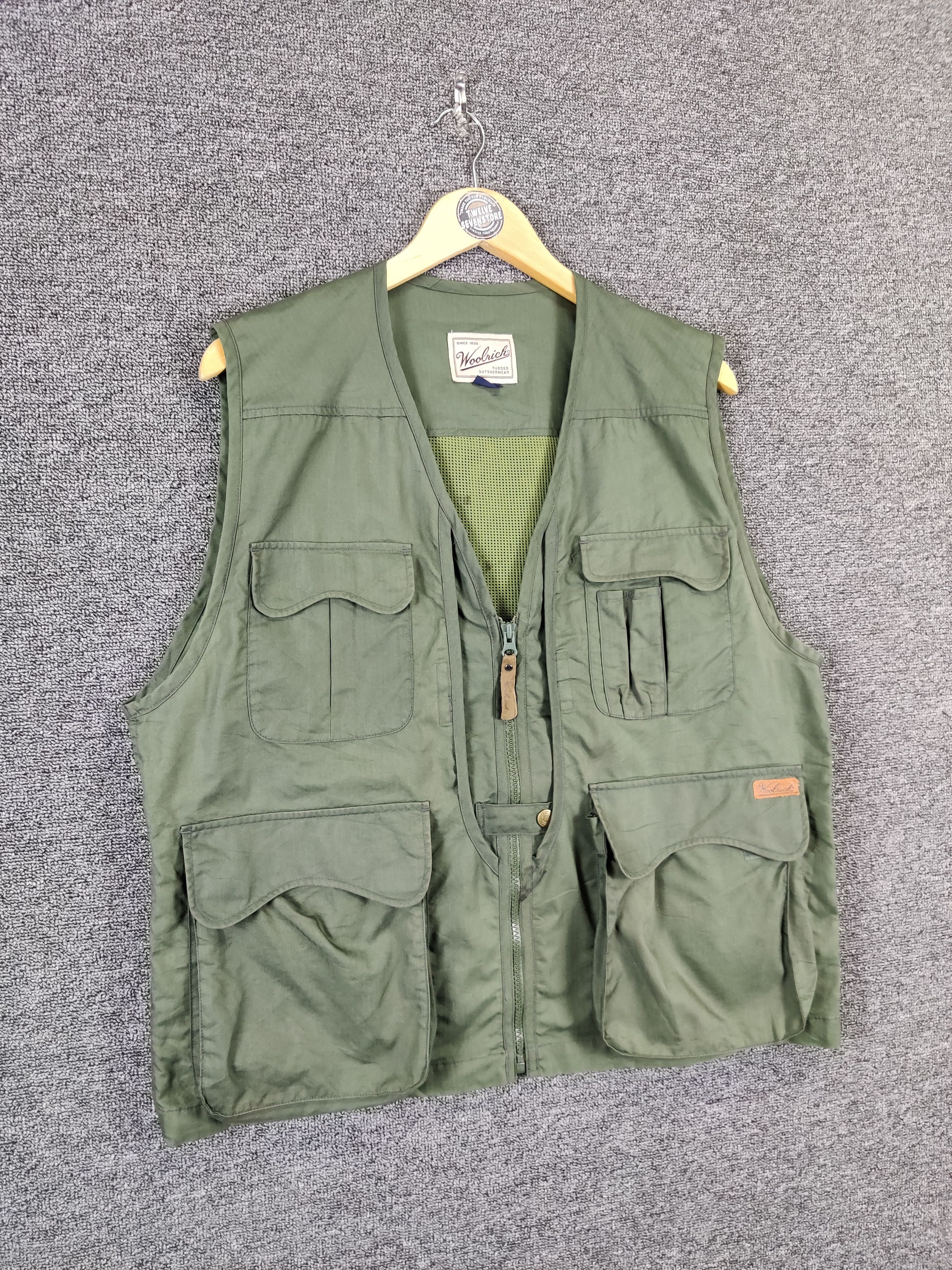 Woolrich Woolen Mills Vintage Woolrich Tactical Pocket Vest Size US XXL / EU 58 / 5 - 6 Thumbnail