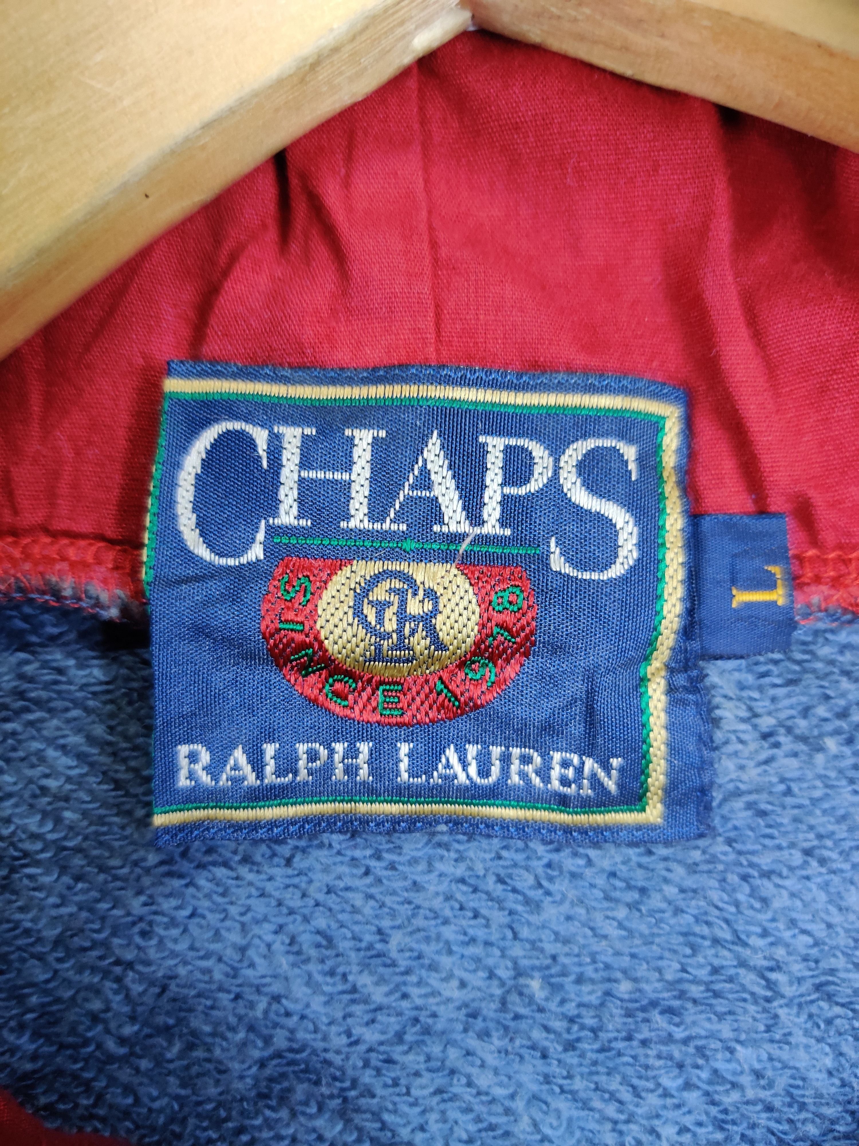 Chaps Ralph Lauren Chaps Ralph Lauren Embroidery Pullover Hoodie Size US L / EU 52-54 / 3 - 9 Thumbnail