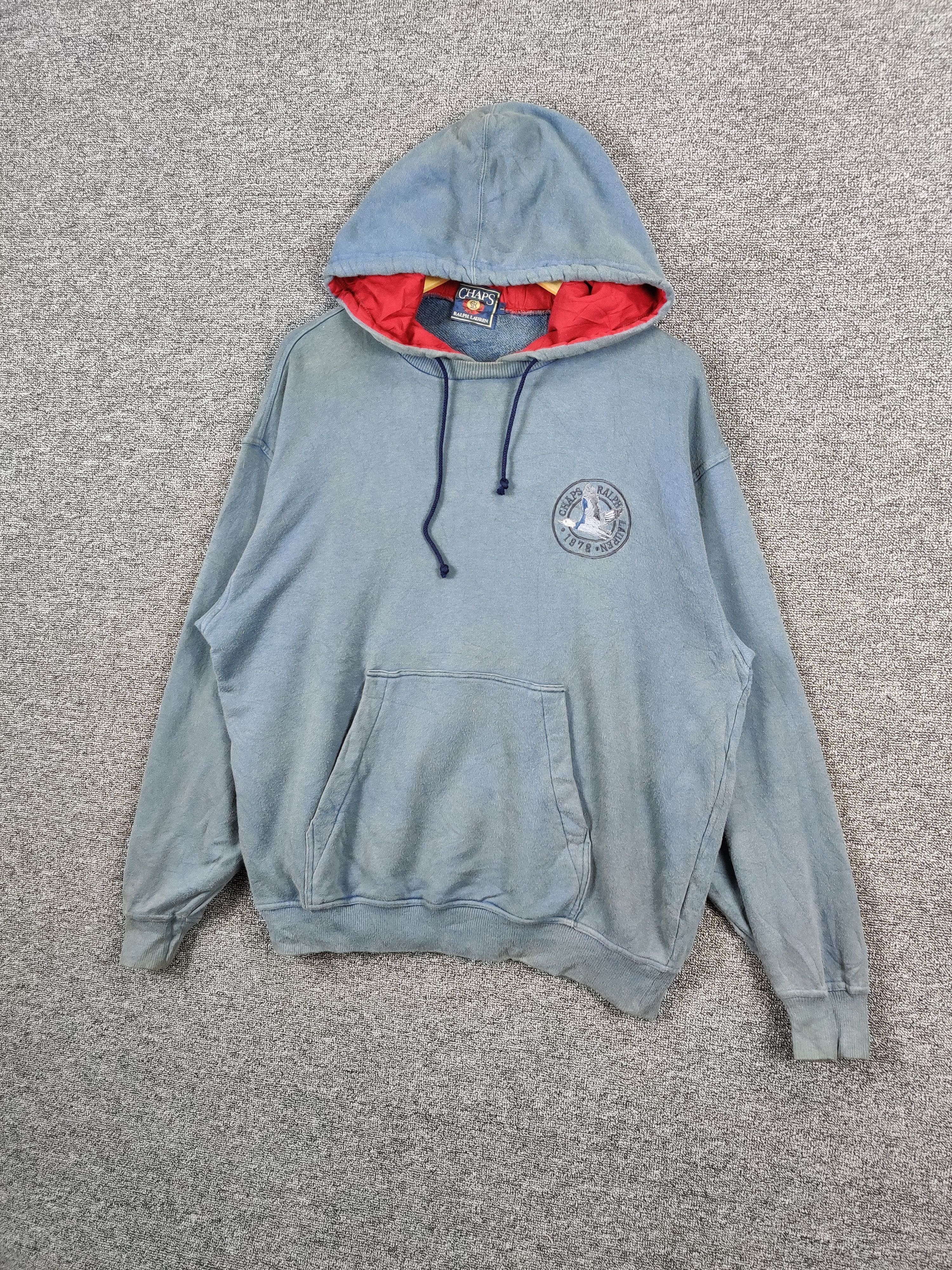 Chaps Ralph Lauren Chaps Ralph Lauren Embroidery Pullover Hoodie Size US L / EU 52-54 / 3 - 2 Thumbnail