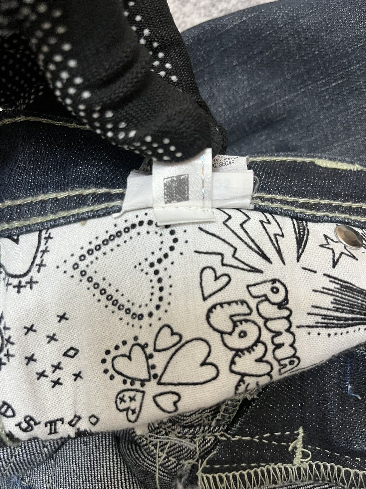 Evisu × Puma EVISU x PUMA Vintage Seagull Denim Japan Jeans Size 30" / US 8 / IT 44 - 16 Thumbnail