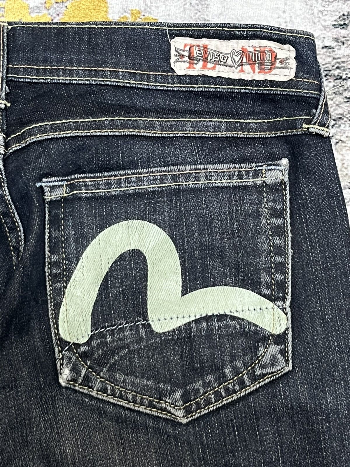 Evisu × Puma EVISU x PUMA Vintage Seagull Denim Japan Jeans Size 30" / US 8 / IT 44 - 11 Thumbnail
