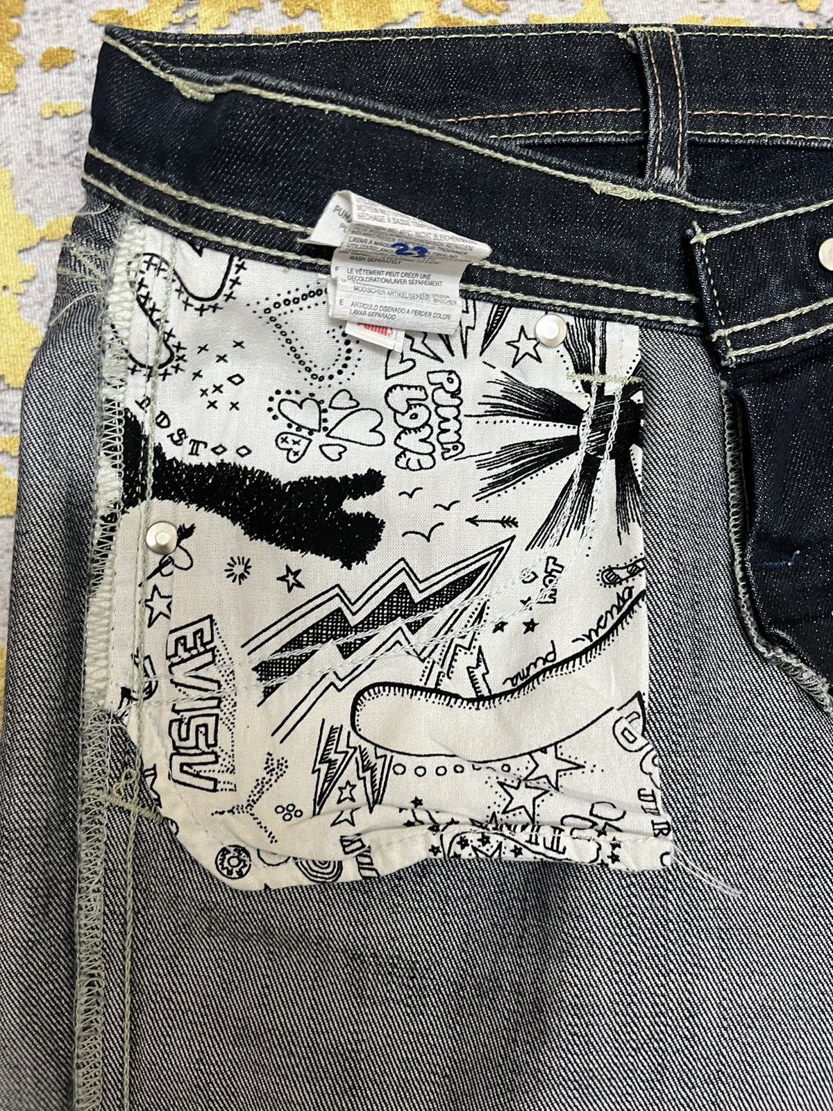 Evisu × Puma EVISU x PUMA Vintage Seagull Denim Japan Jeans Size 30" / US 8 / IT 44 - 18 Thumbnail