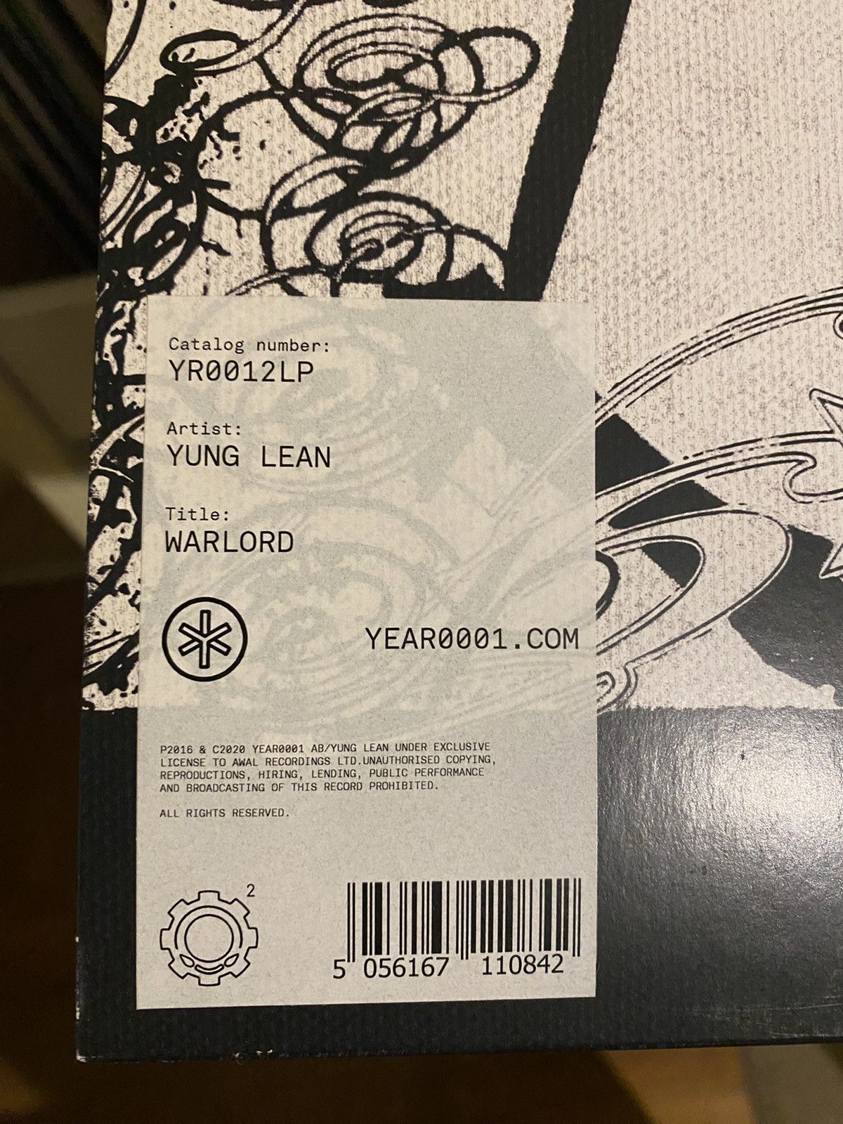 Drain Gang × Sad Boys × Yung Lean WARLORD LP (WHITE) 12" Size ONE SIZE - 4 Thumbnail