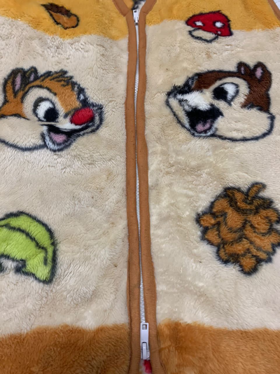 Cartoon Network Rare Vintage Disney Chip n Dale fleece vest Size US S / EU 44-46 / 1 - 3 Thumbnail