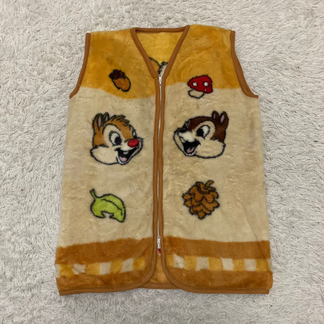 Cartoon Network Rare Vintage Disney Chip n Dale fleece vest Size US S / EU 44-46 / 1 - 9 Thumbnail
