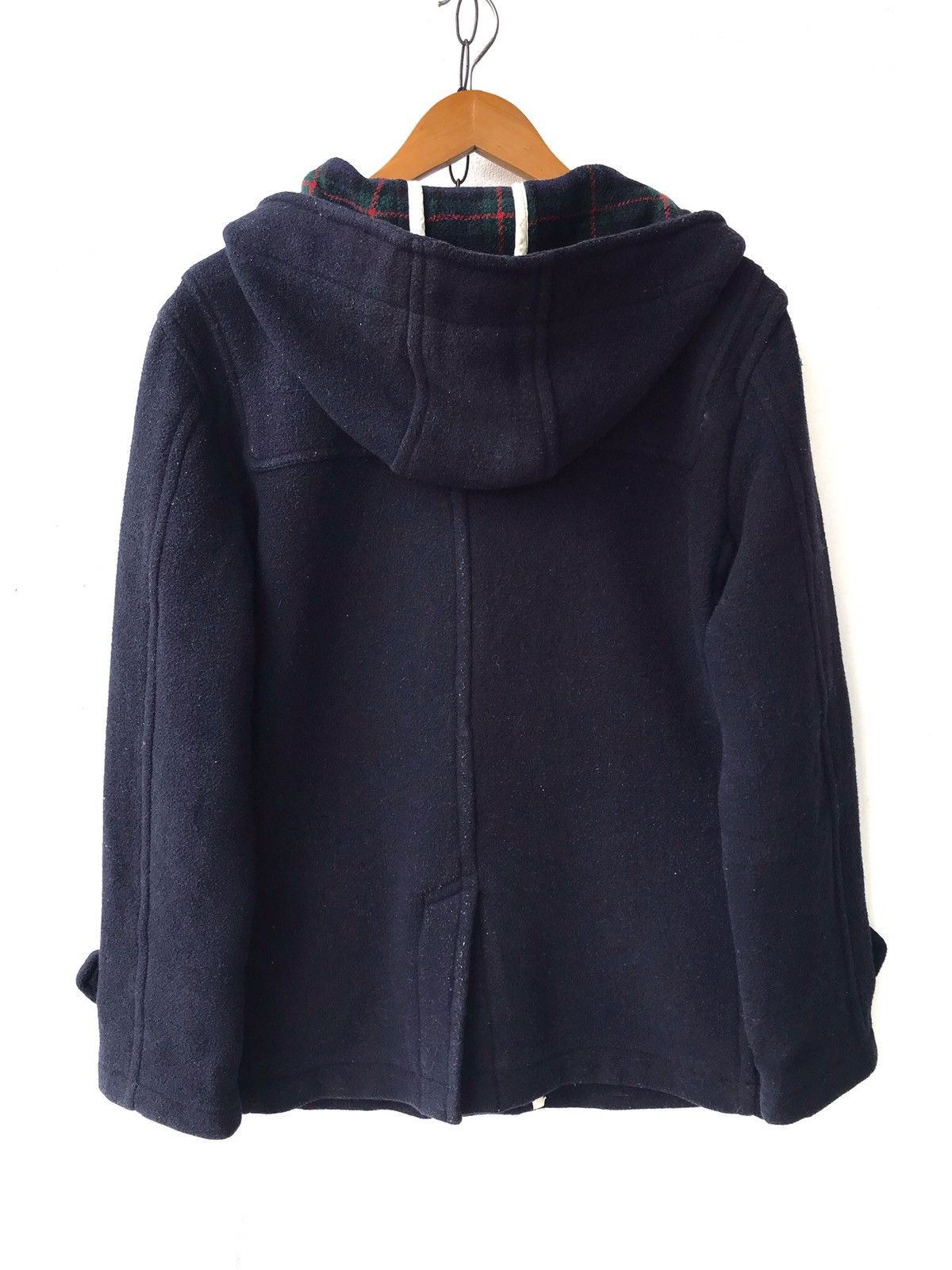Japanese Brand Winterwear Flash Report Hooded Wool Duffle Coat Jacket Size US L / EU 52-54 / 3 - 6 Thumbnail