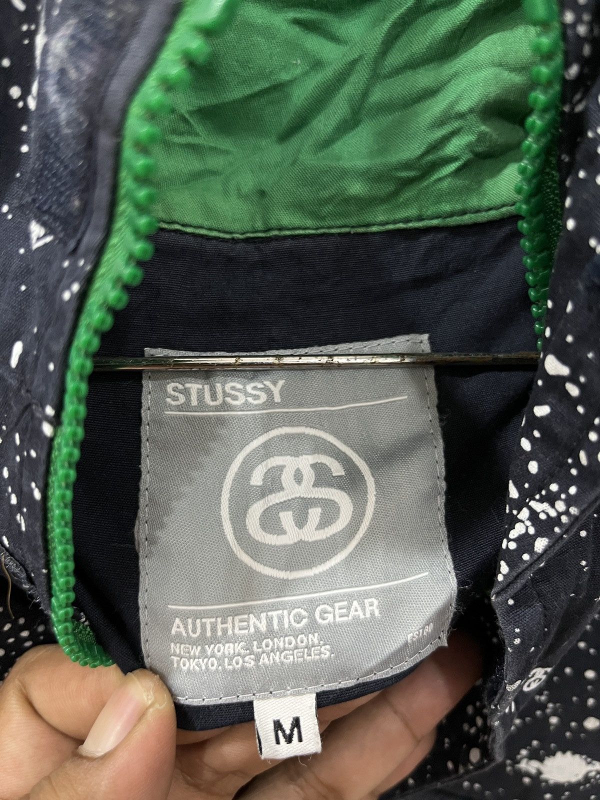 Stussy (Pppp). VTG STUSSY ANORAK FULLPRINT JACKET Size US S / EU 44-46 / 1 - 9 Thumbnail