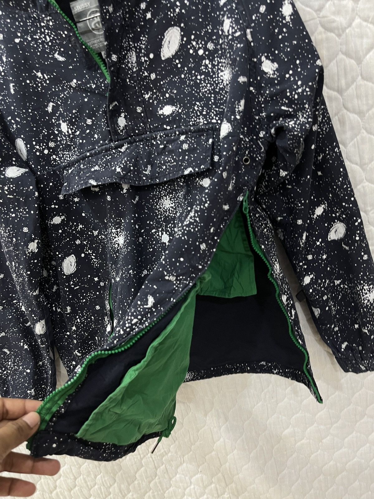 Stussy (Pppp). VTG STUSSY ANORAK FULLPRINT JACKET Size US S / EU 44-46 / 1 - 8 Thumbnail