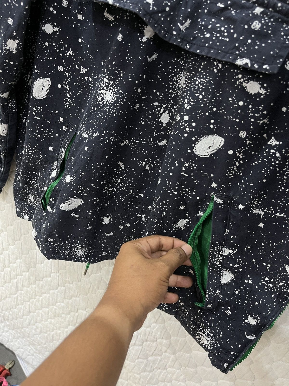 Stussy (Pppp). VTG STUSSY ANORAK FULLPRINT JACKET Size US S / EU 44-46 / 1 - 7 Thumbnail