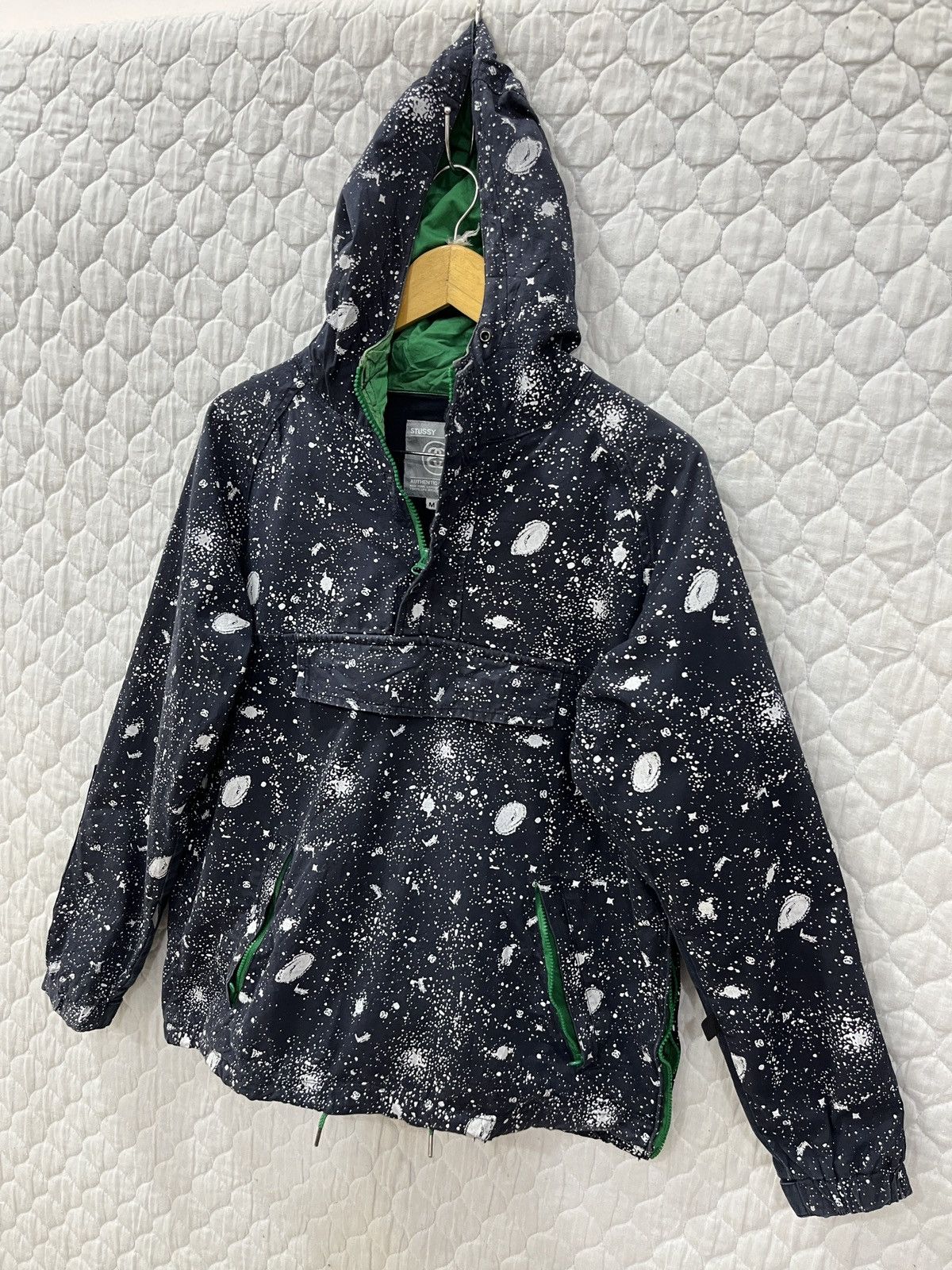 Stussy (Pppp). VTG STUSSY ANORAK FULLPRINT JACKET Size US S / EU 44-46 / 1 - 2 Thumbnail
