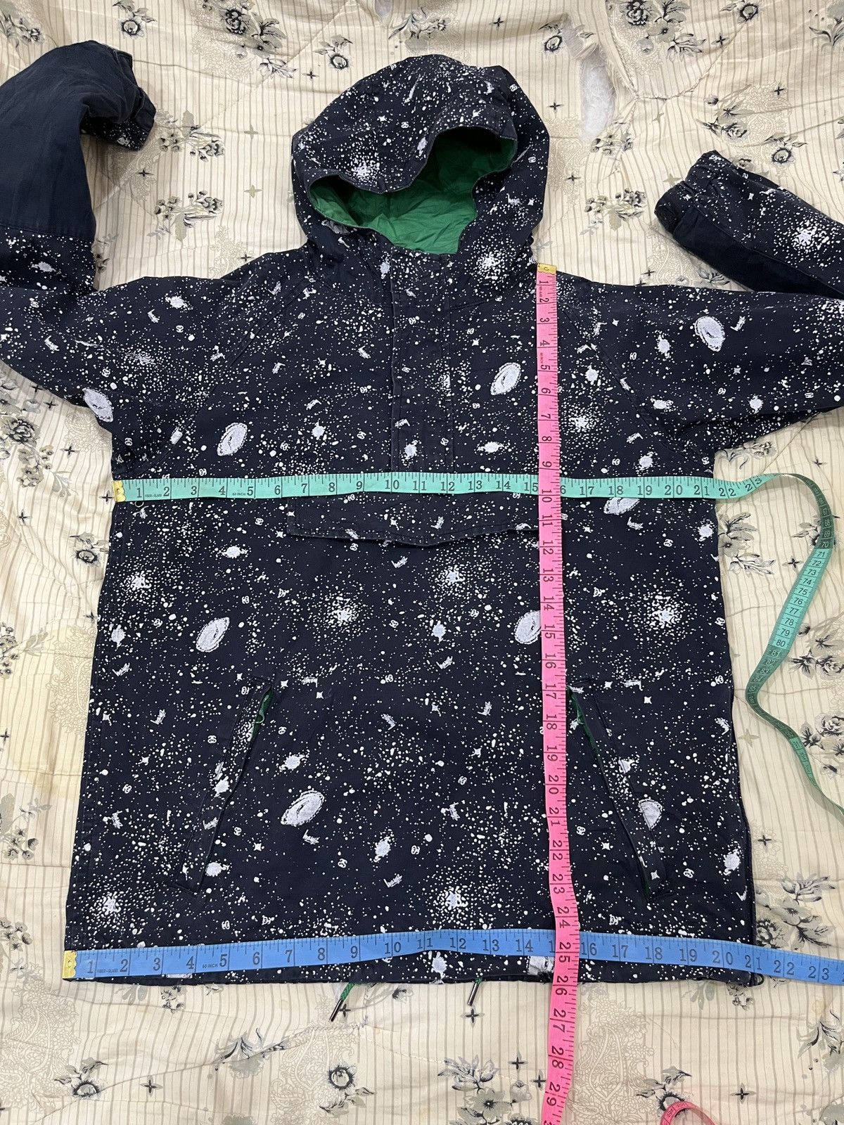 Stussy (Pppp). VTG STUSSY ANORAK FULLPRINT JACKET Size US S / EU 44-46 / 1 - 19 Thumbnail