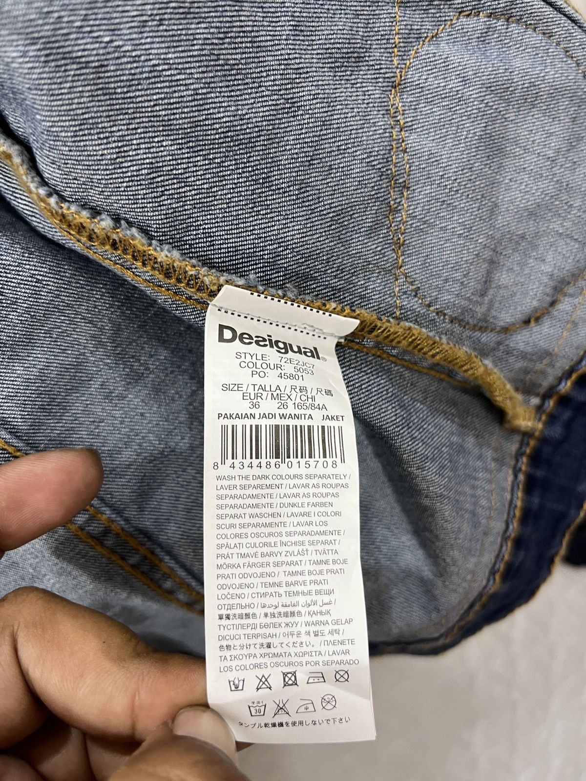 Desigual (Pppp). DESIGUAL EXOTIC JEANS JACKET Size XS / US 0-2 / IT 36-38 - 13 Thumbnail